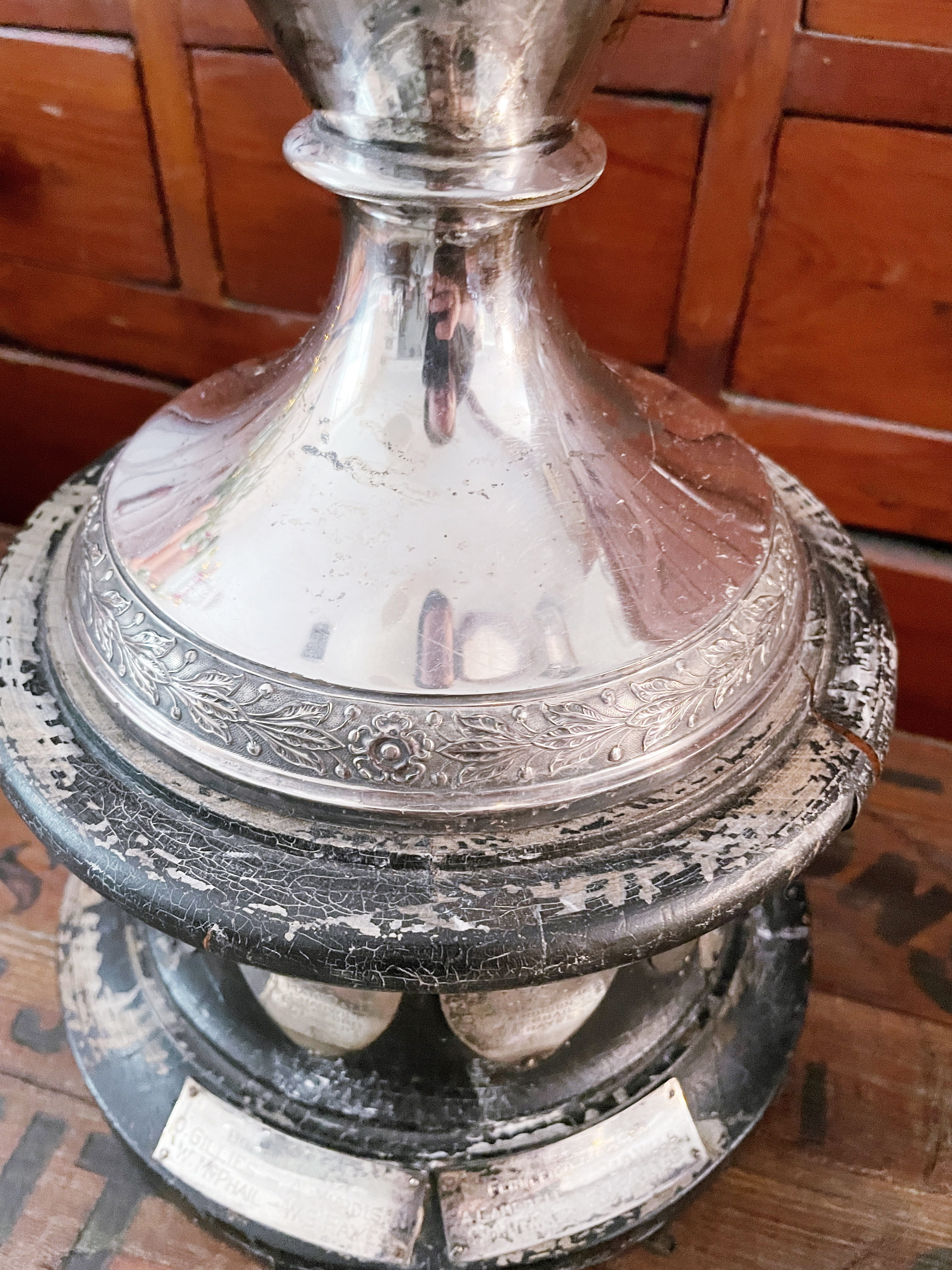 Huge 1926-38 Silver Plated Buffalo NY Lawn Bowling Trophy