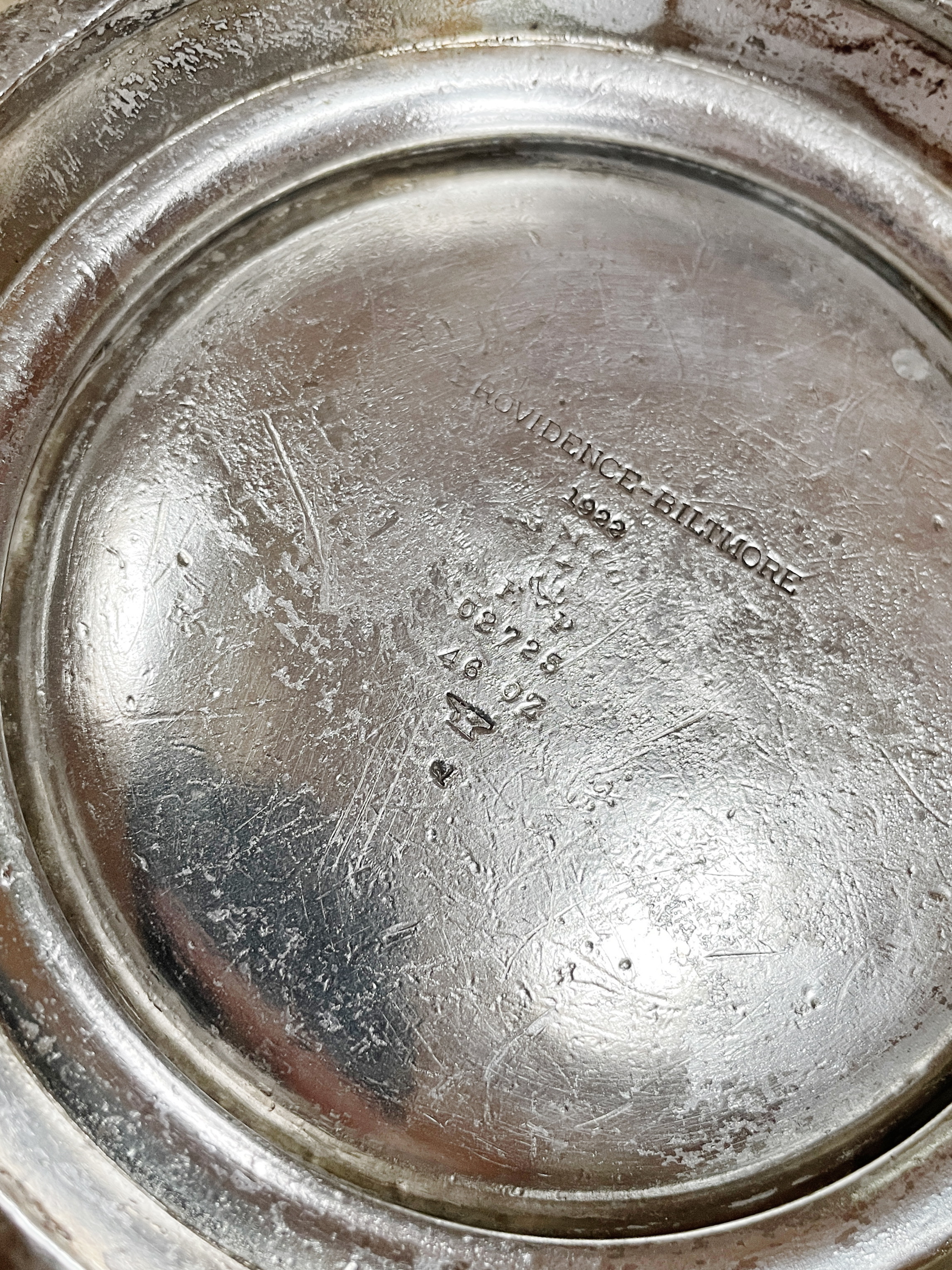 1922 Silver Plated Serving Bowl from The Biltmore Hotel