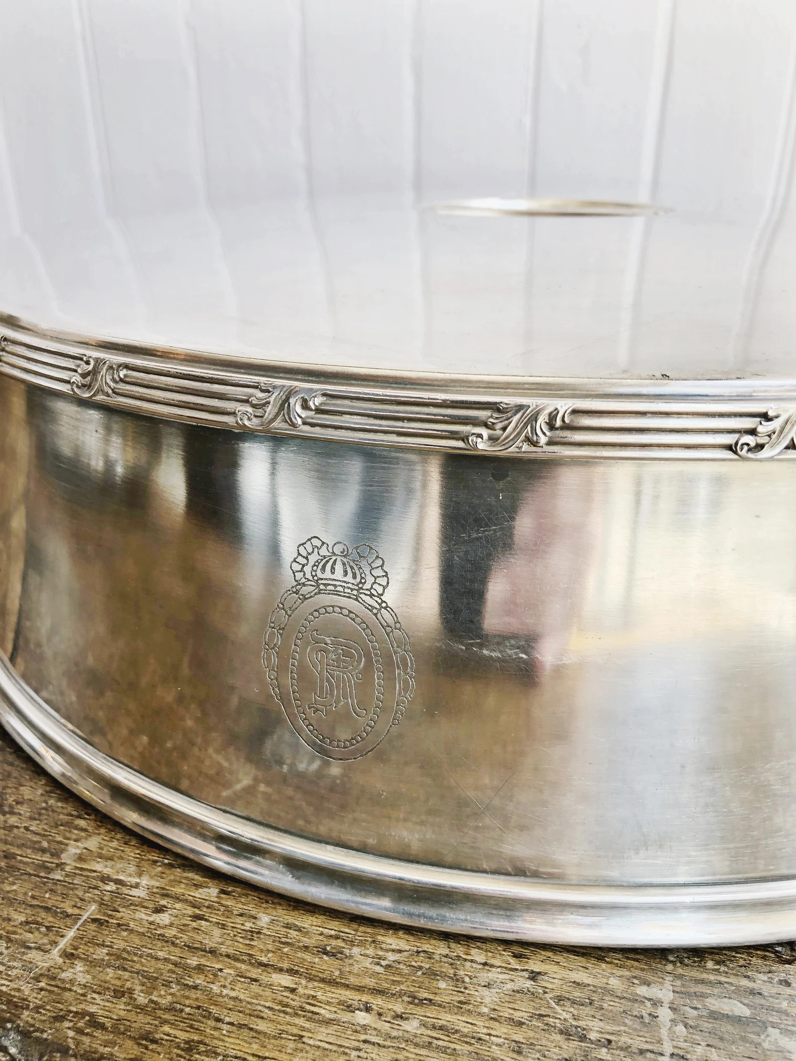 Vintage Silver Plated Platter Cover from The St Regis Hotel NYC