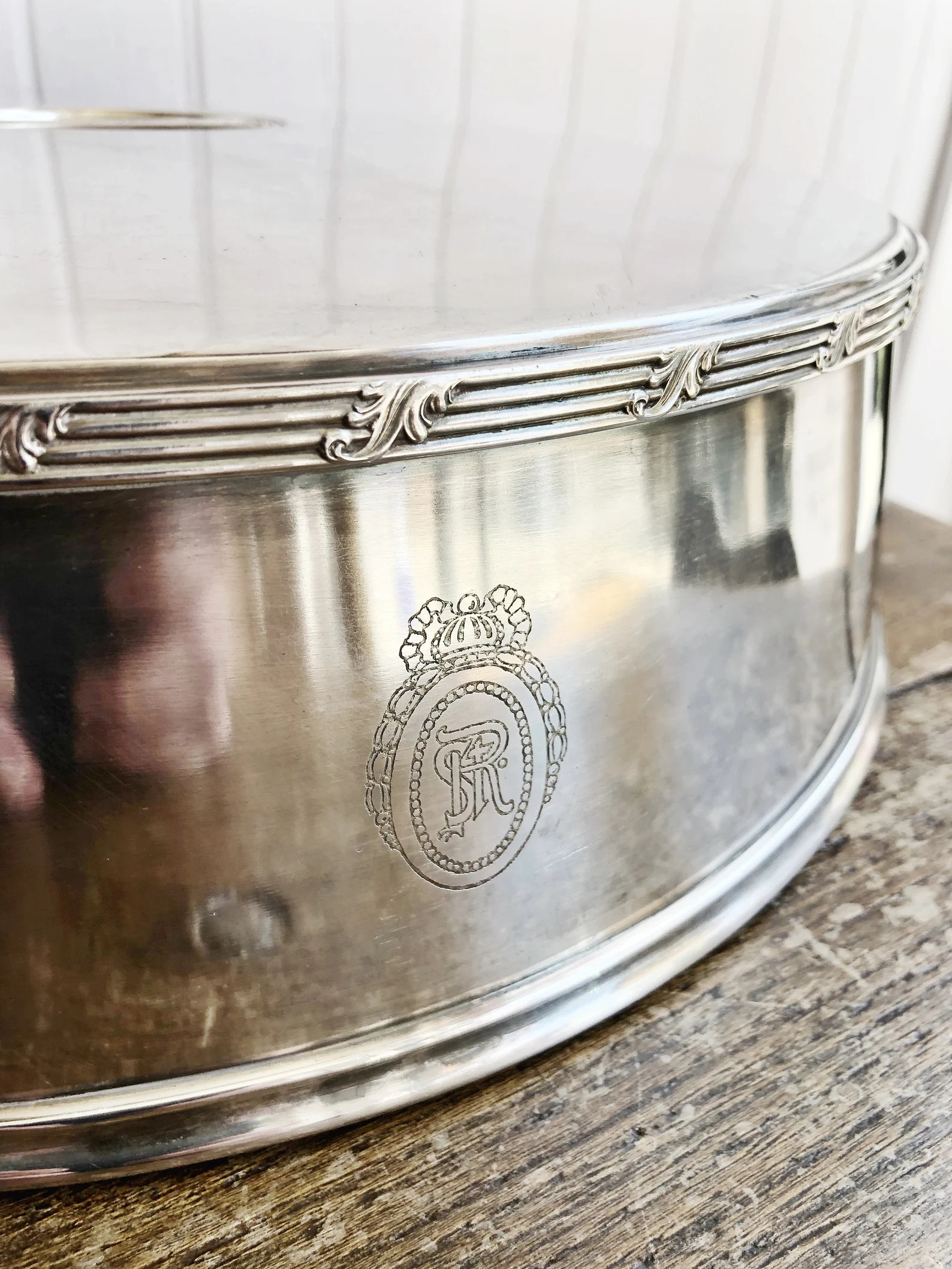 Vintage Silver Plated Platter Cover from The St Regis Hotel NYC
