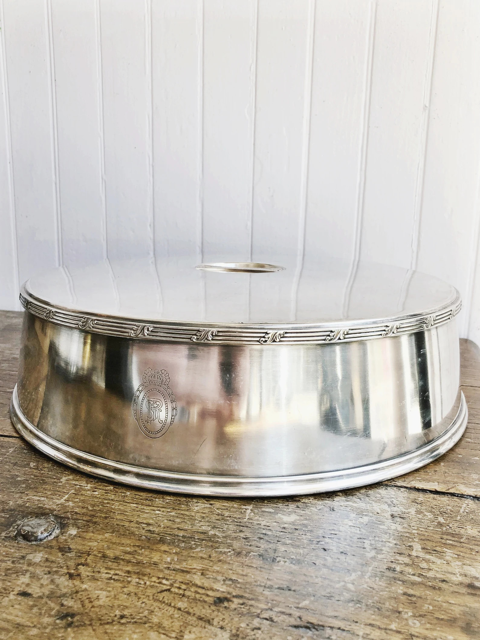 Vintage Silver Plated Platter Cover from The St Regis Hotel NYC