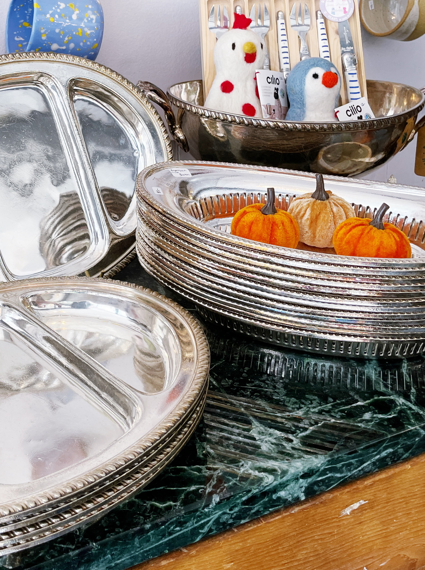 Antique Silver Plate Bread Basket from The Algonquin Club in Boston