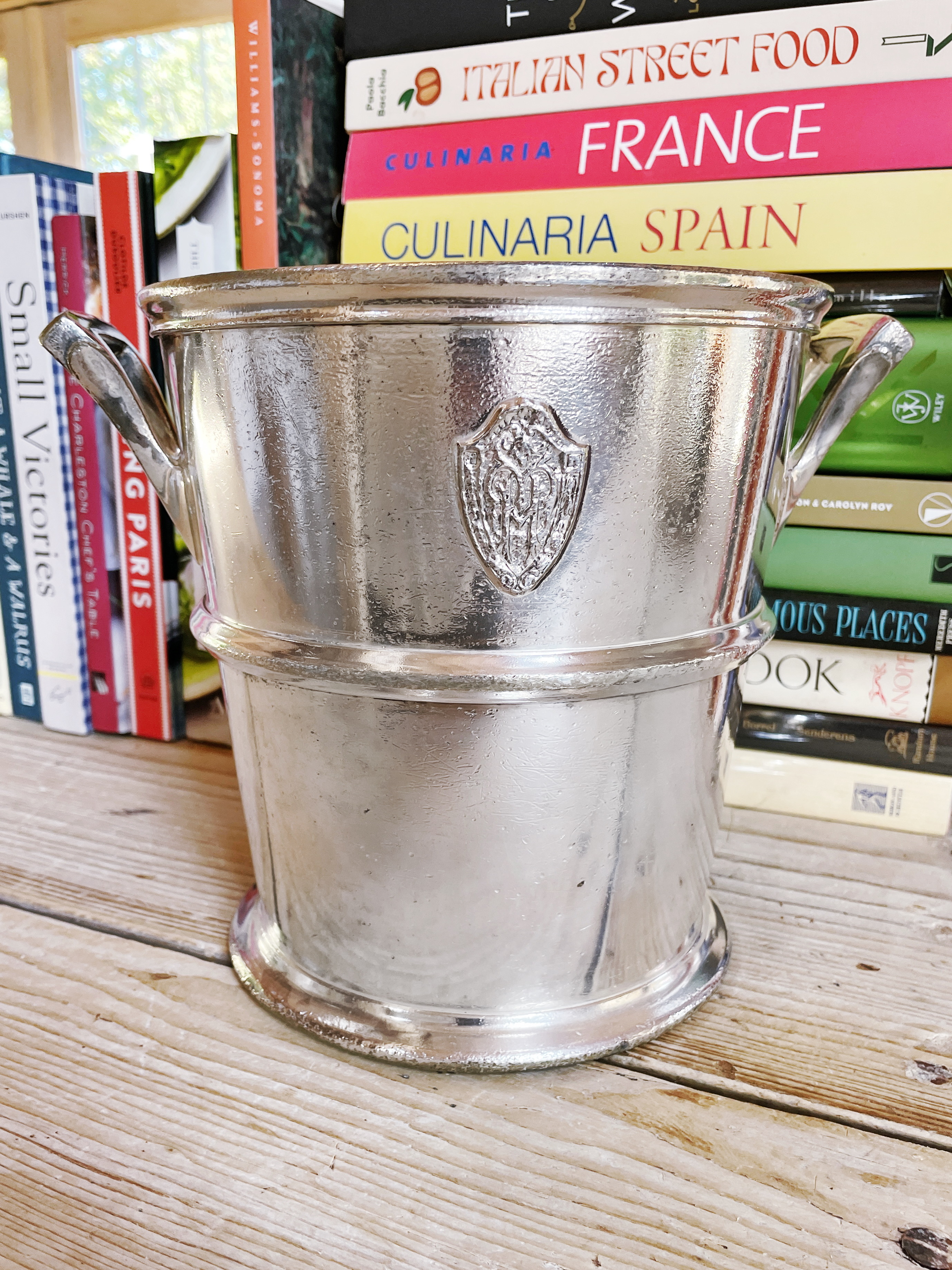 Vintage Silver Champagne Bucket from The Mark Hopkins Hotel in San Francisco