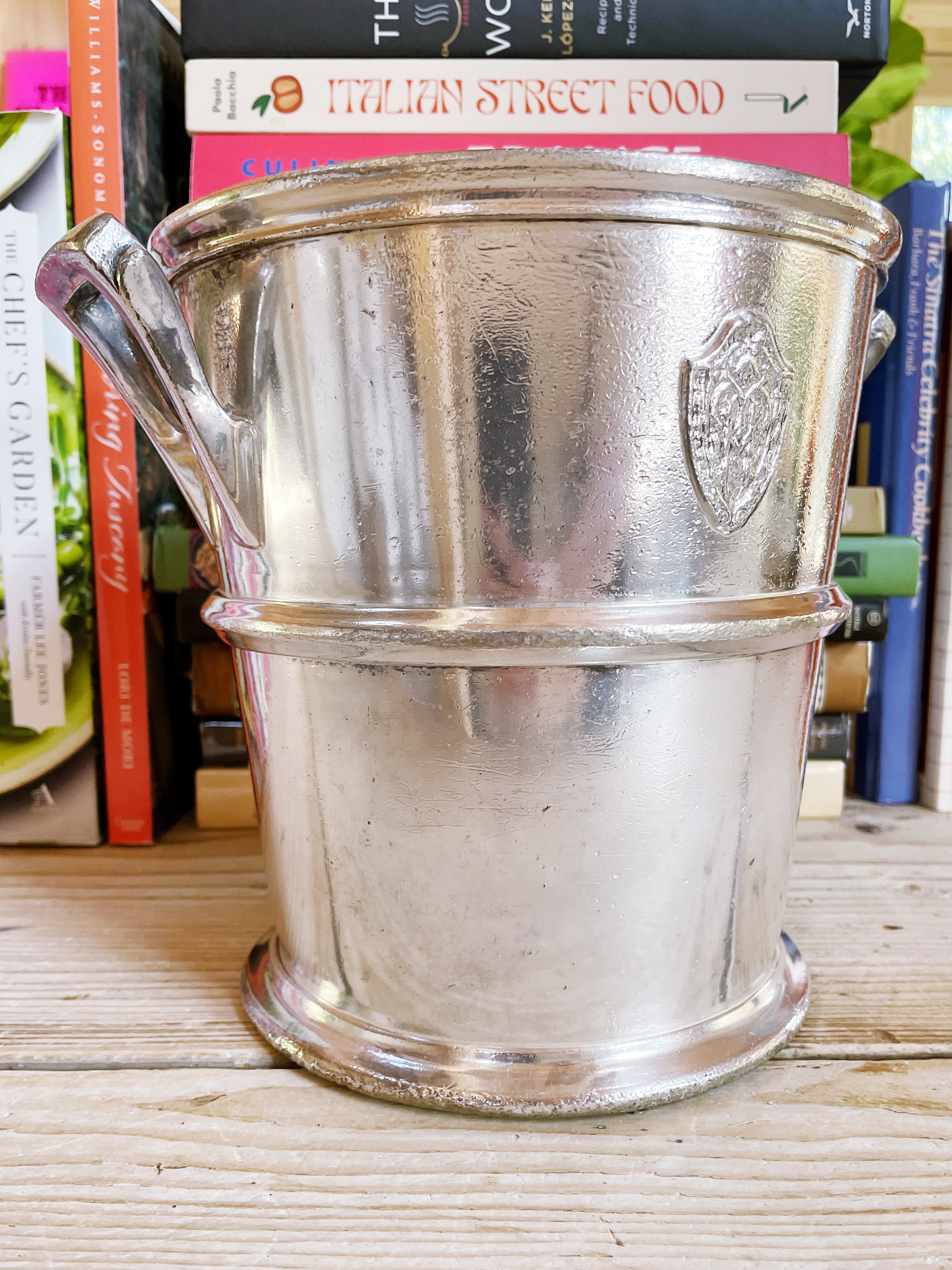 Vintage Silver Champagne Bucket from The Mark Hopkins Hotel in San Francisco