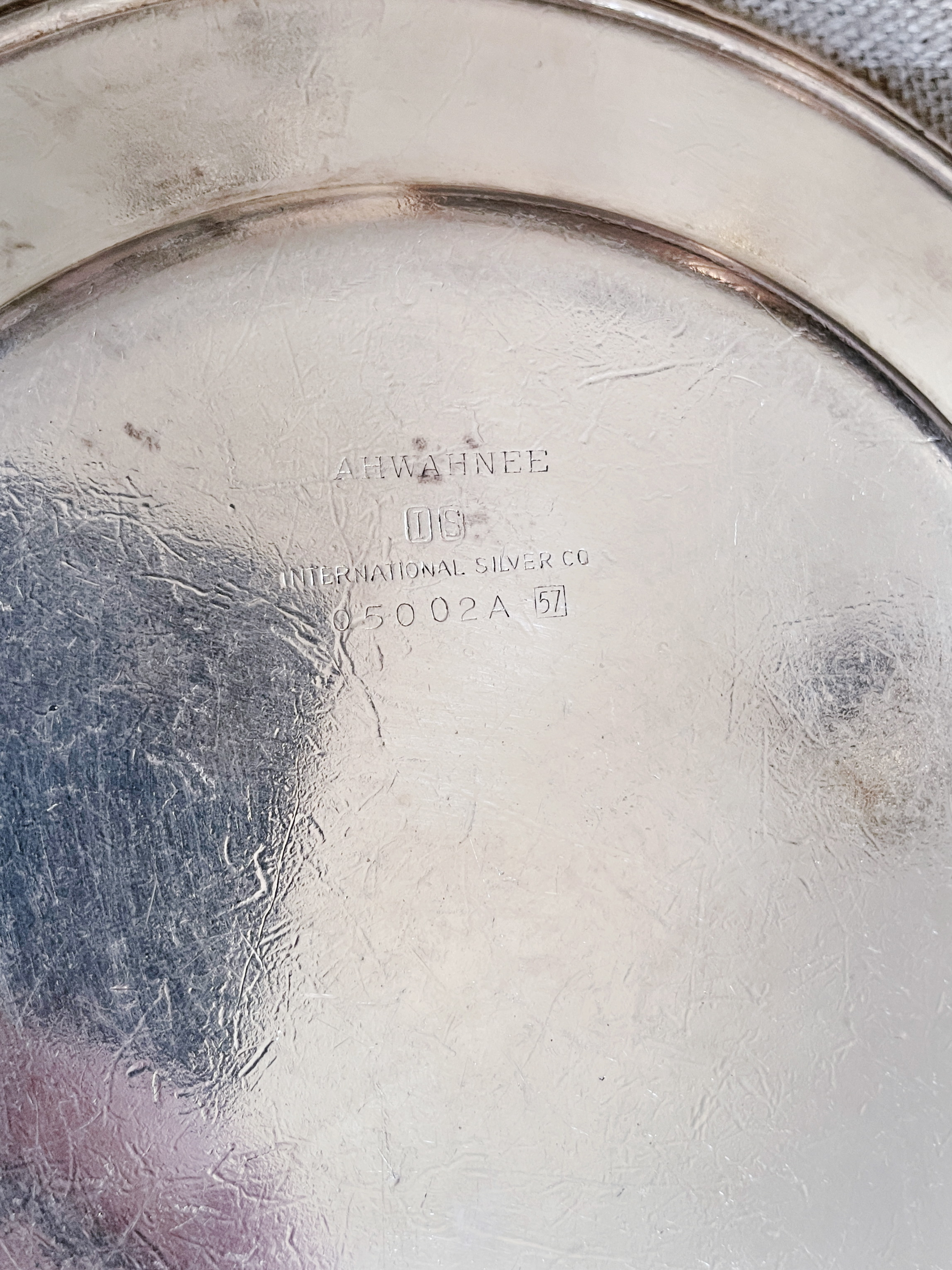 Vintage Silver Tip Tray from Ahwahnee Hotel in Yosemite Park