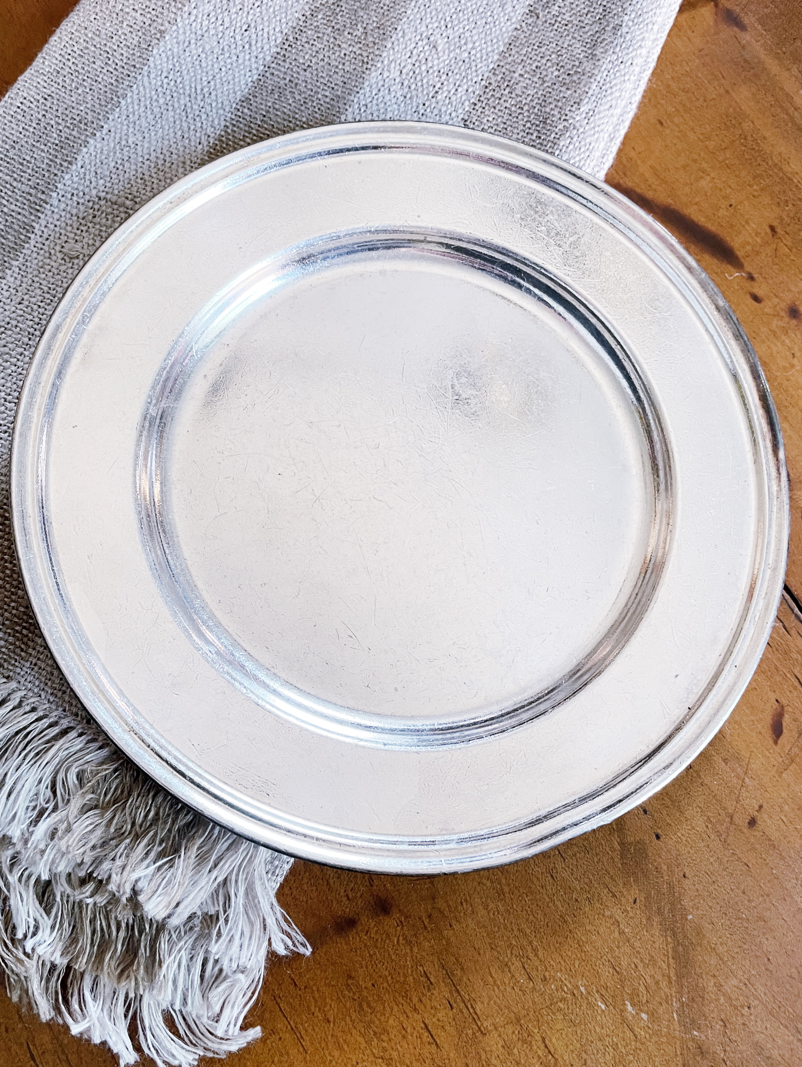 Vintage Silver Tip Tray from Ahwahnee Hotel in Yosemite Park