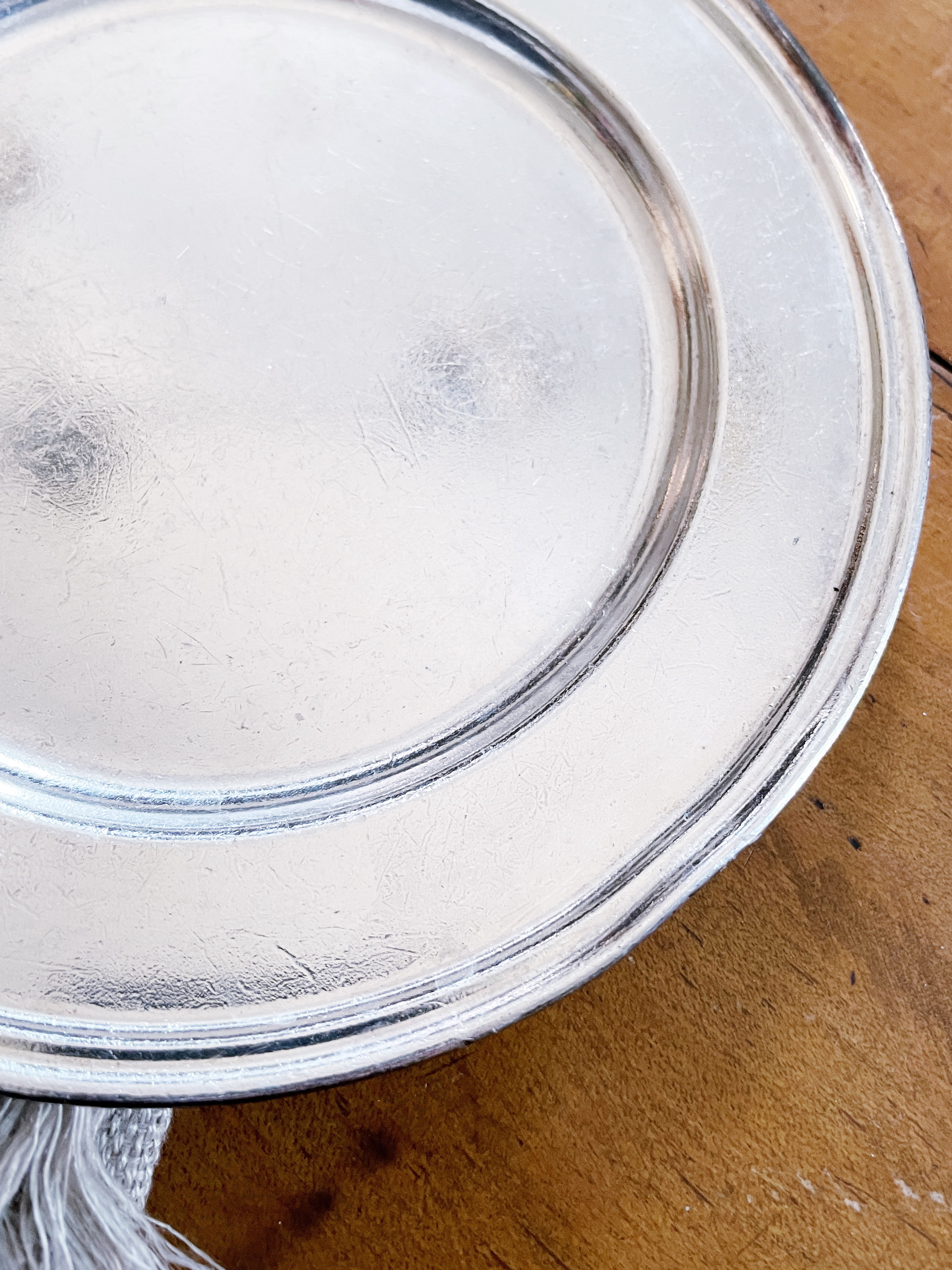Vintage Silver Tip Tray from Ahwahnee Hotel in Yosemite Park