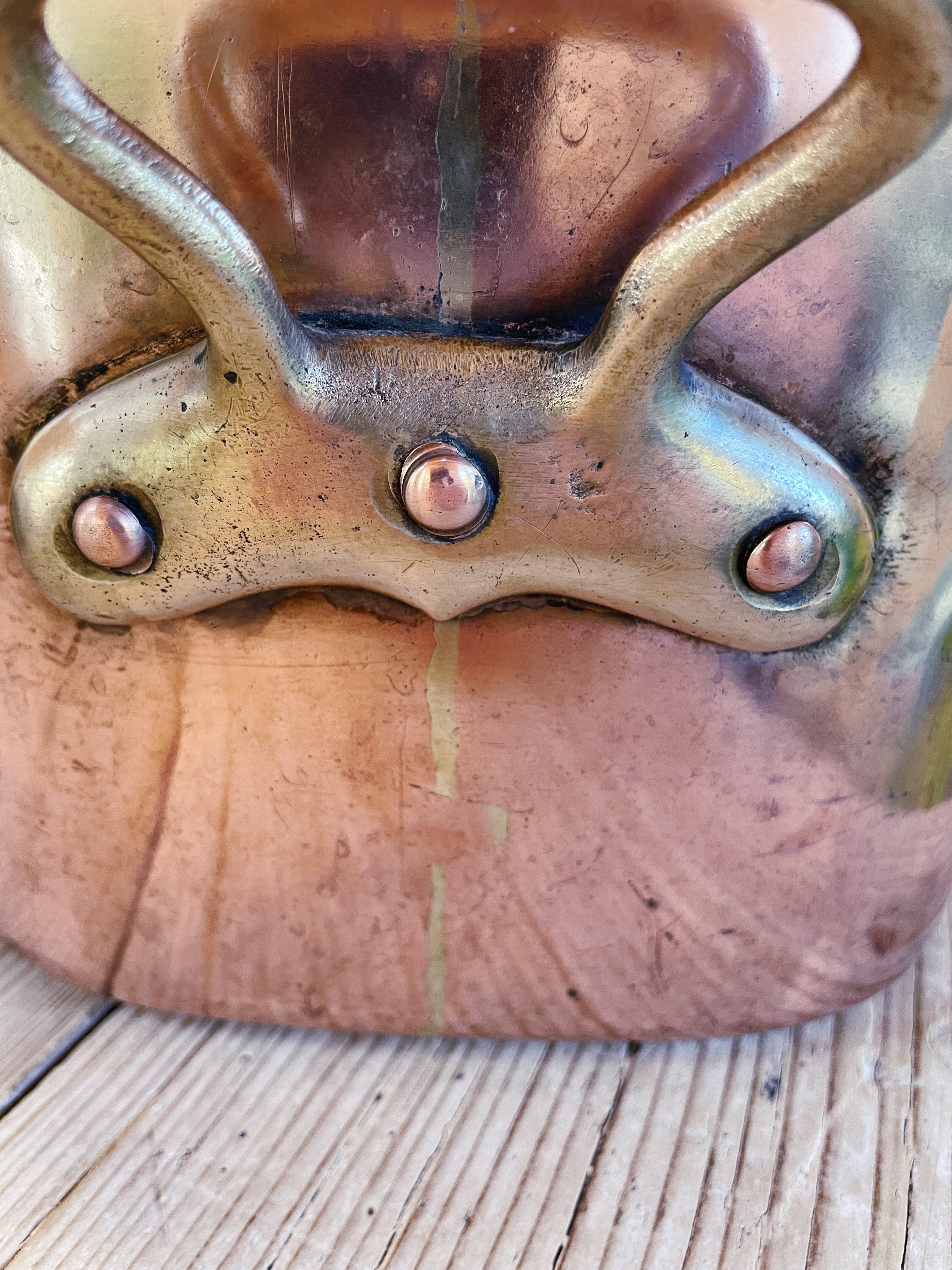 Antique French Legry Copper Daubiere Pan