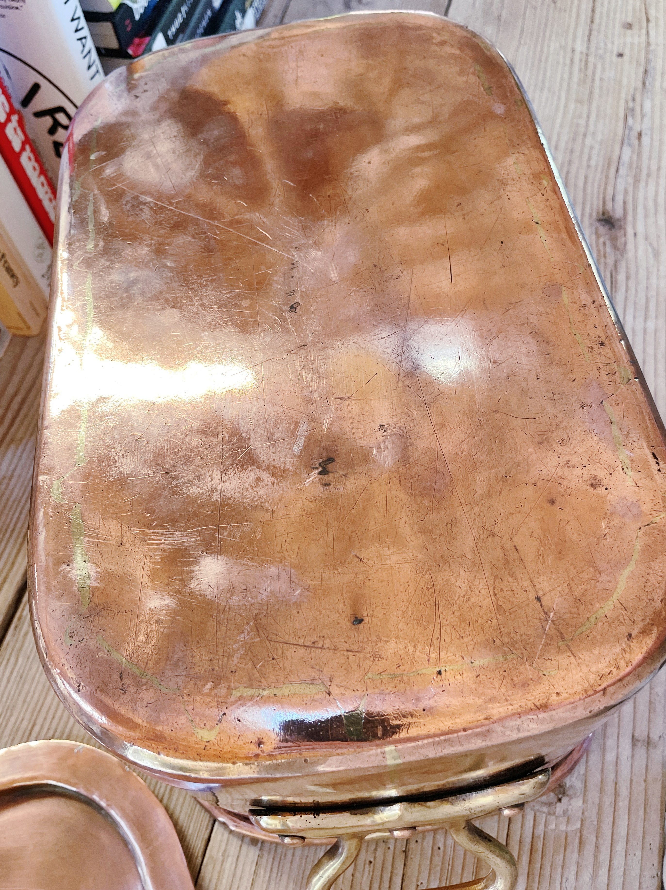 Antique French Legry Copper Daubiere Pan