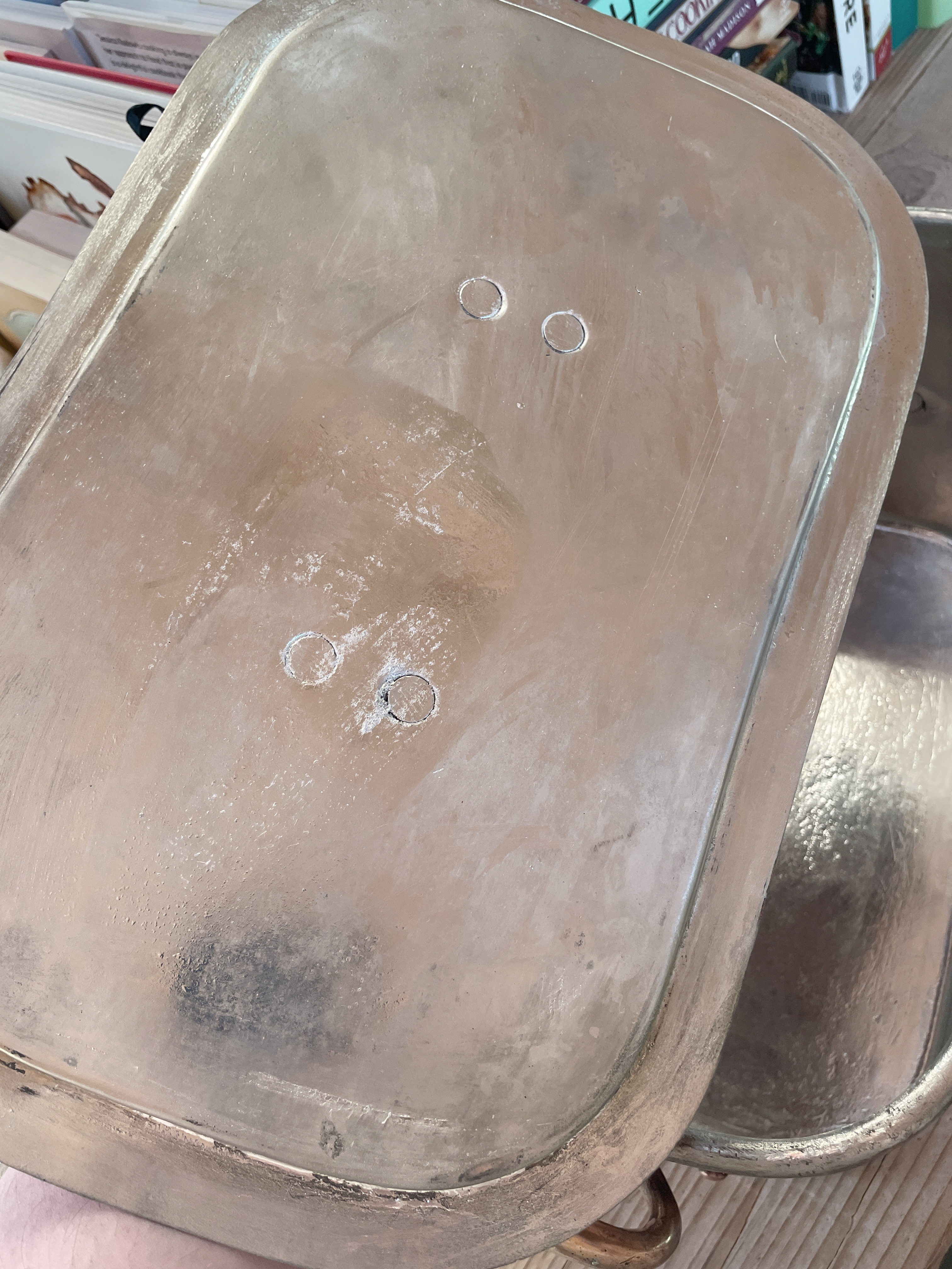 Antique French Legry Copper Daubiere Pan