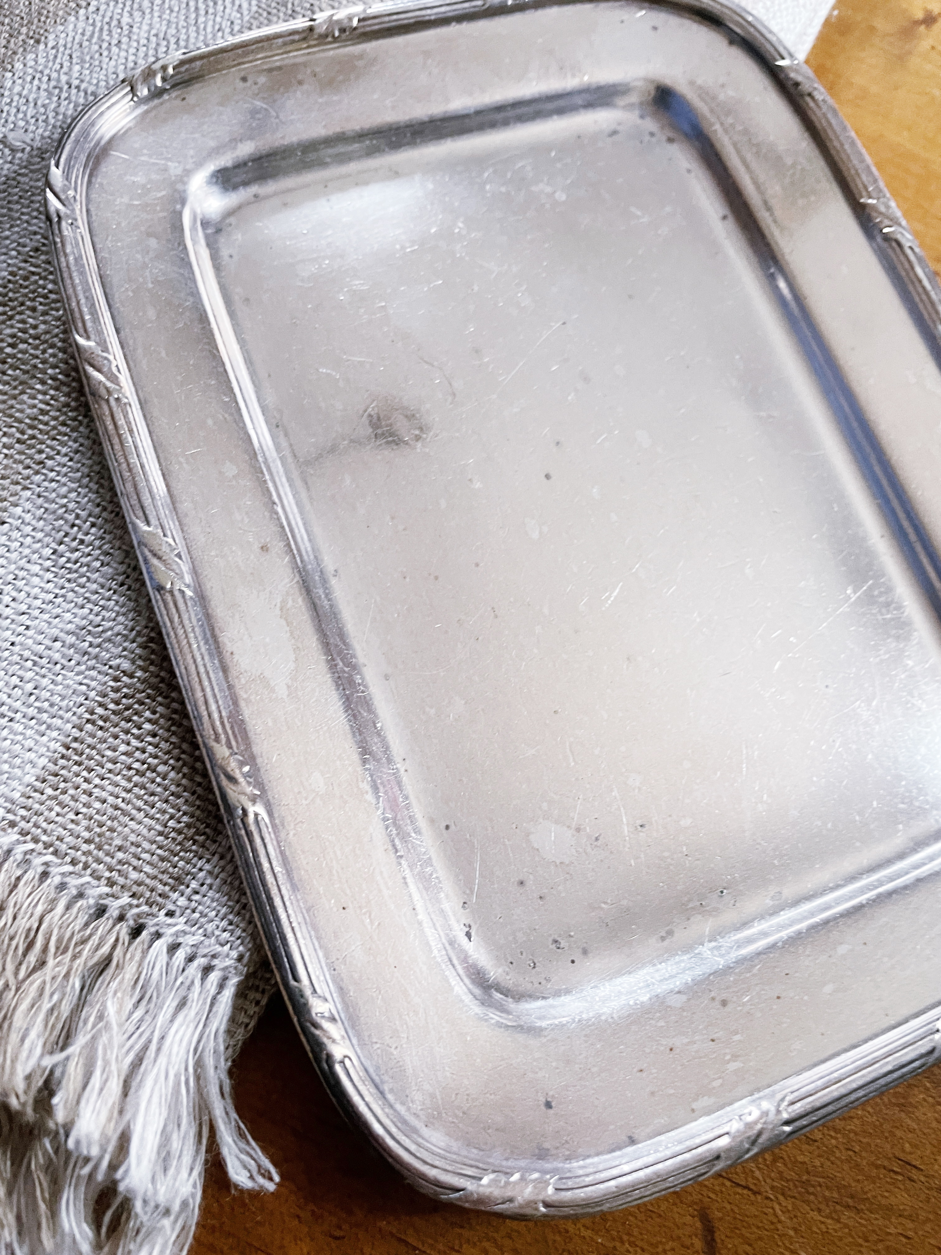 1928 Silver Tray from The St Regis Hotel NYC