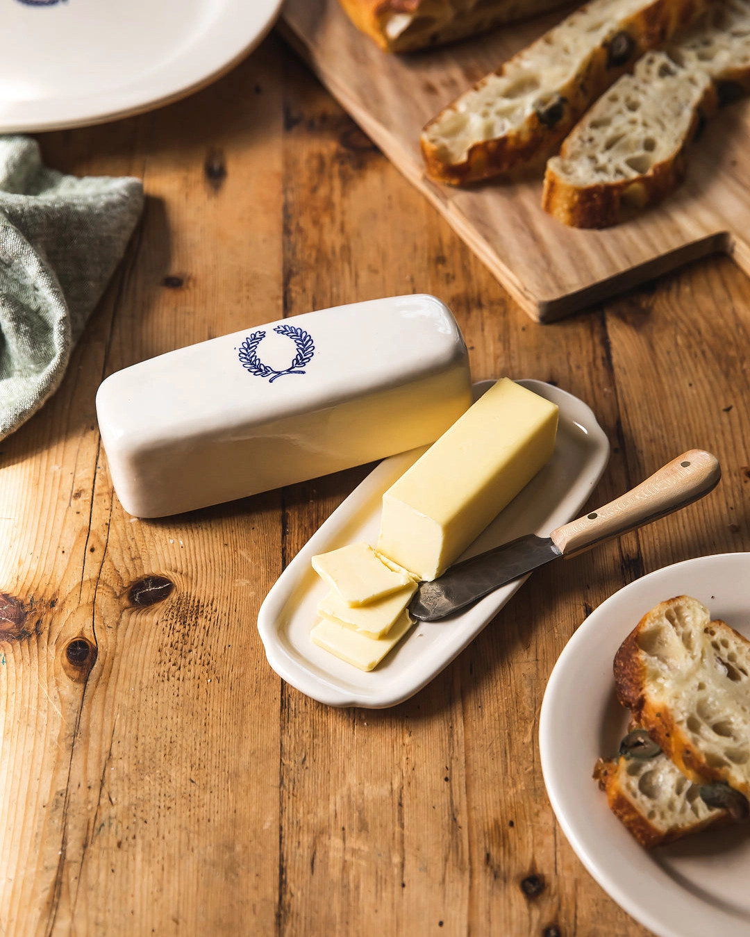 Laurel Butter Dish