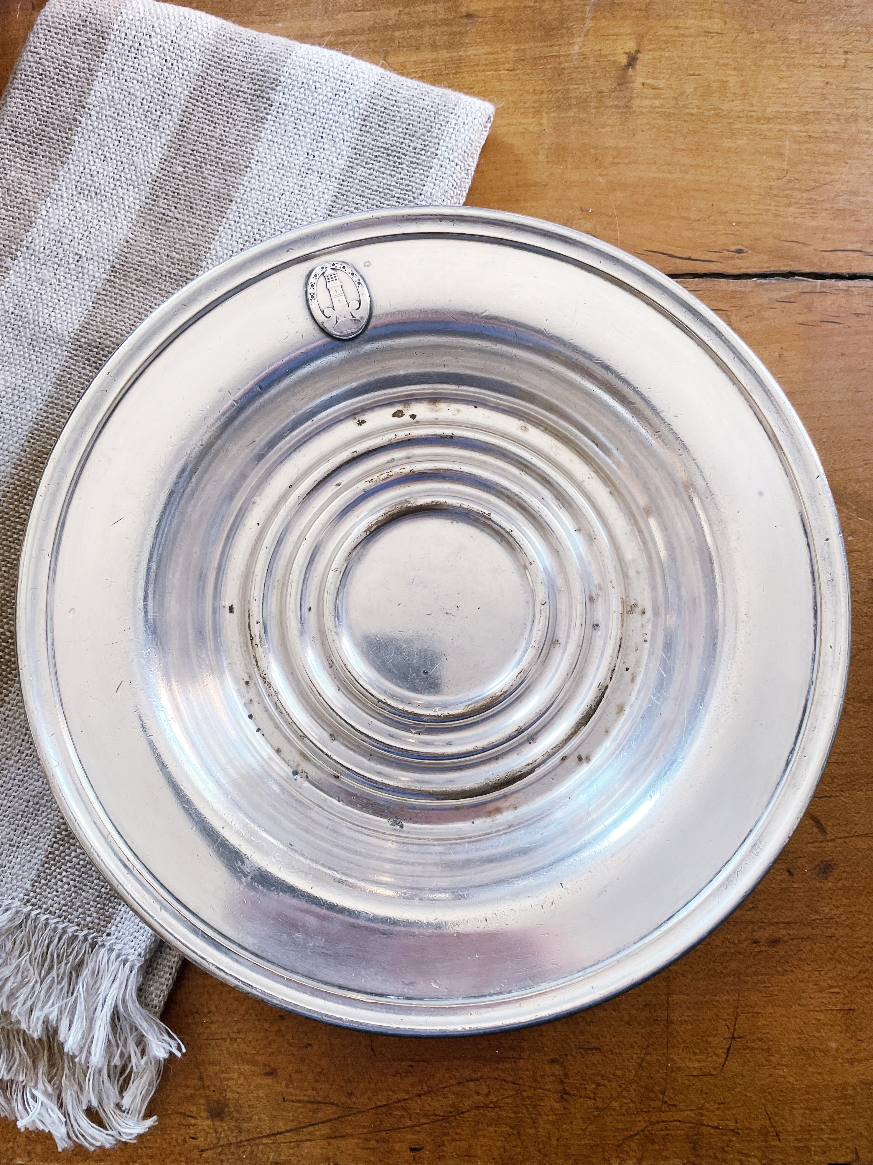 1929 Silver Plated Hotel Traymore Champagne Bottle Coaster