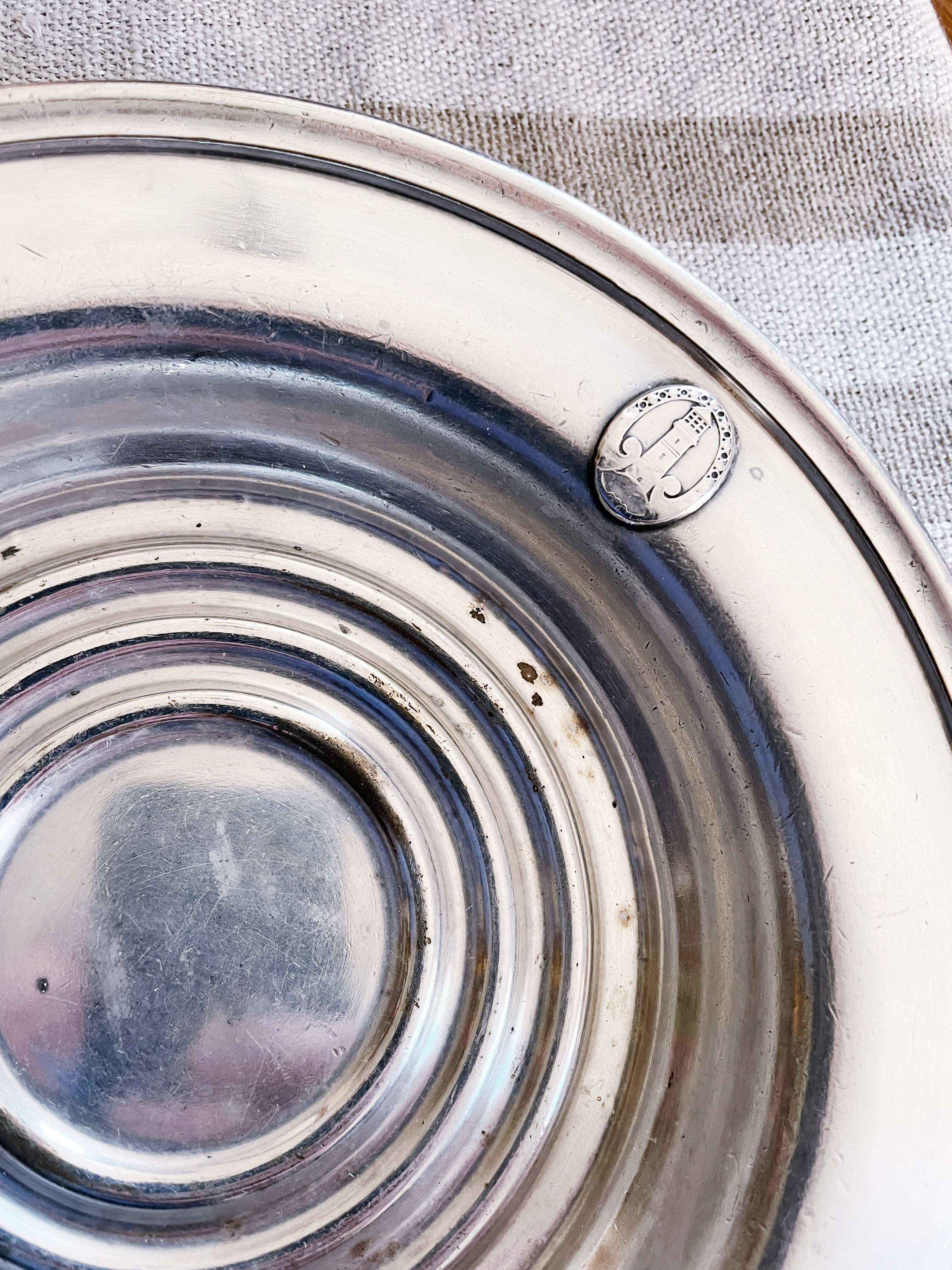 1929 Silver Plated Hotel Traymore Champagne Bottle Coaster