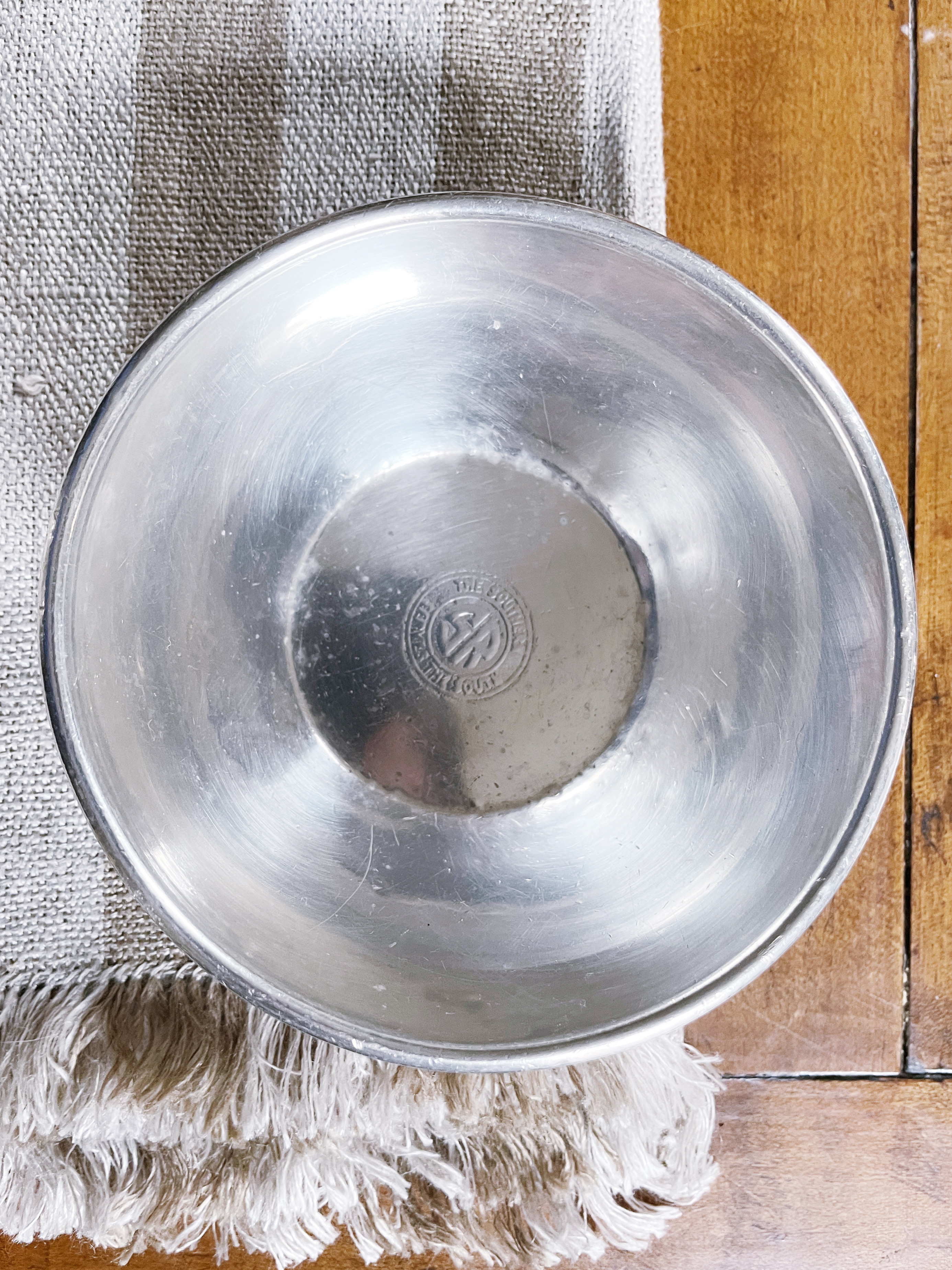 Antique Silver Plated Nut Bowl from Southern Railway