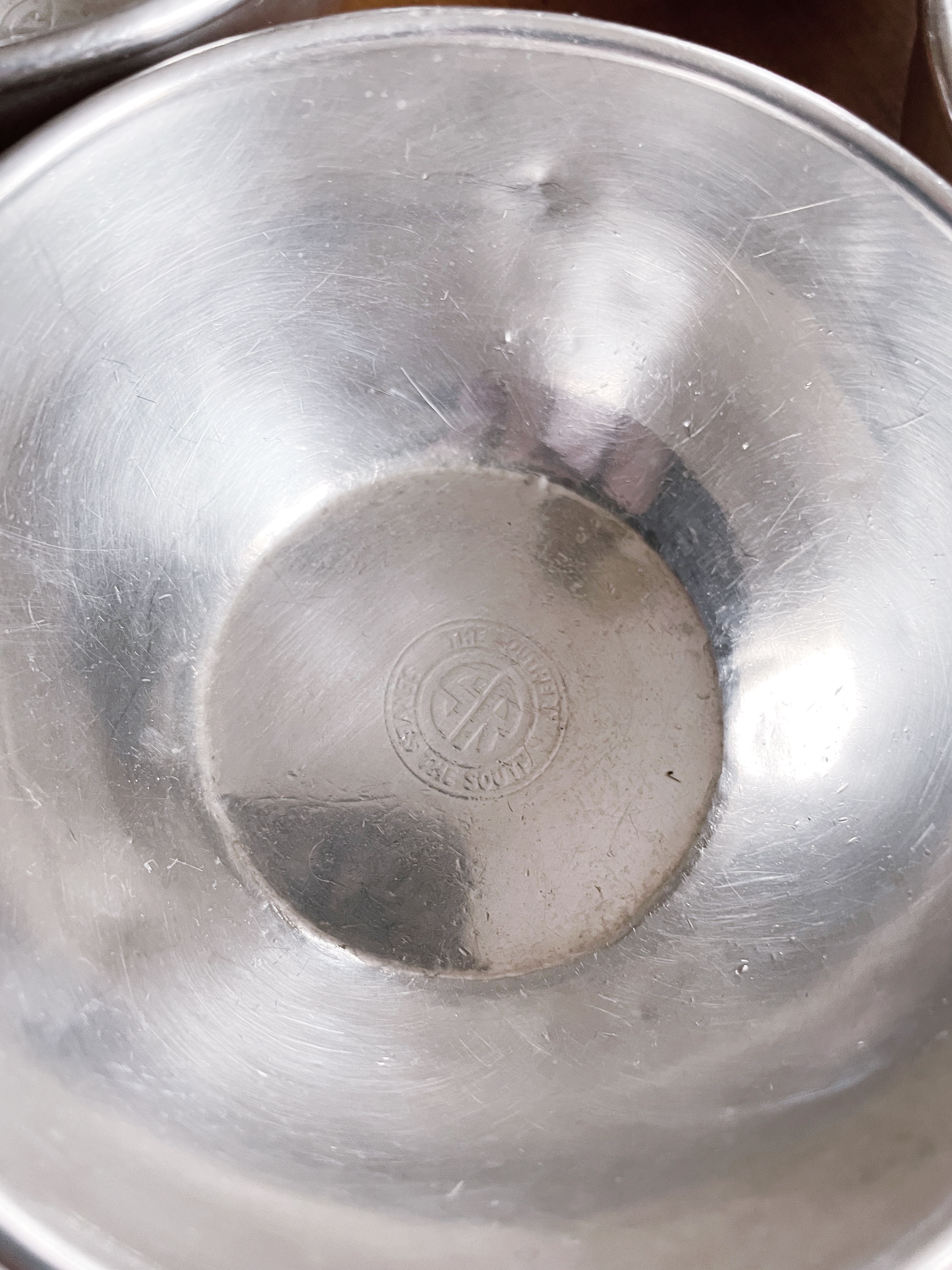 Antique Silver Plated Nut Bowl from Southern Railway