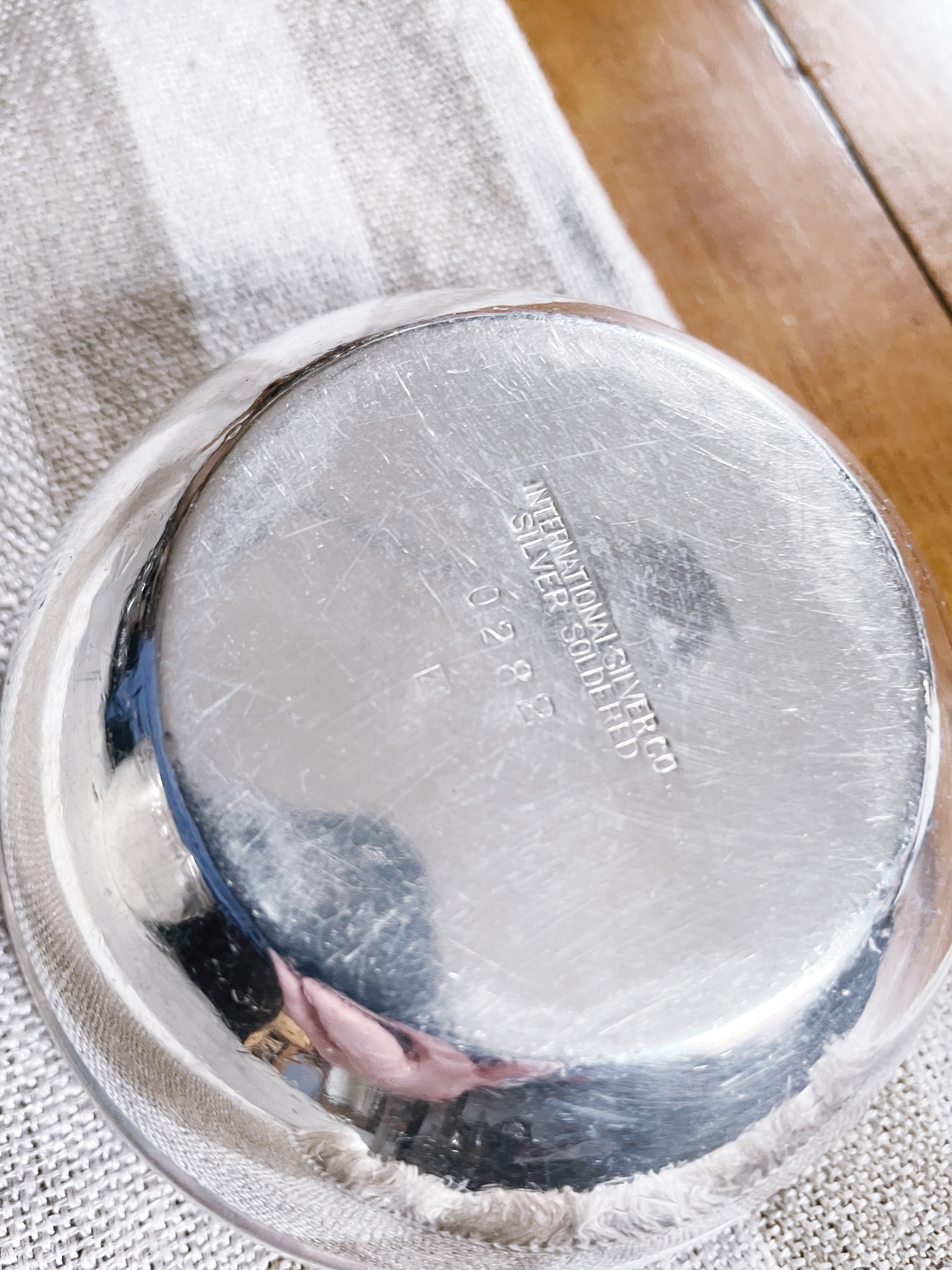 Antique Silver Plated Nut Bowl from Southern Railway