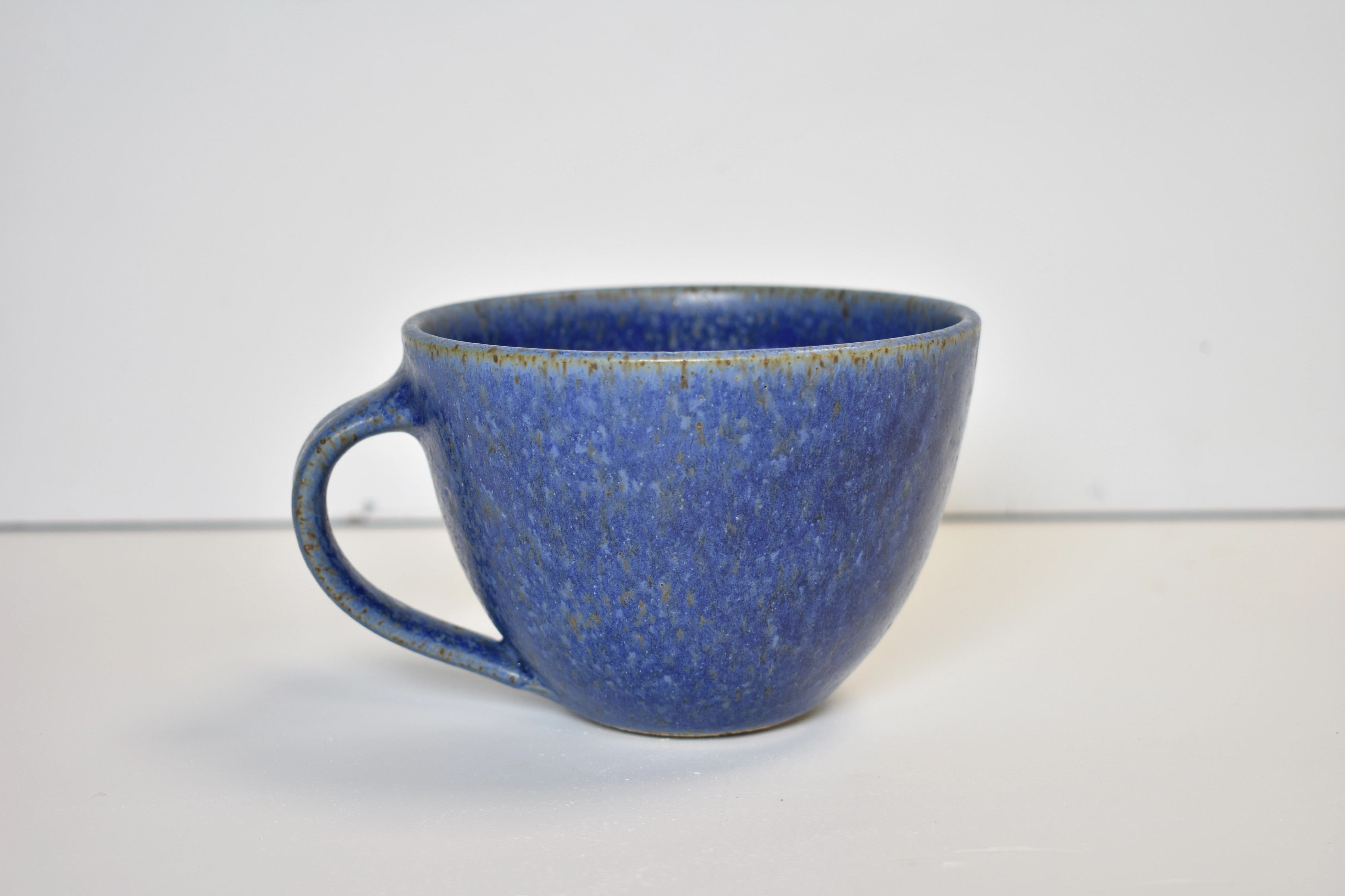 Matte Blue Latte Mug