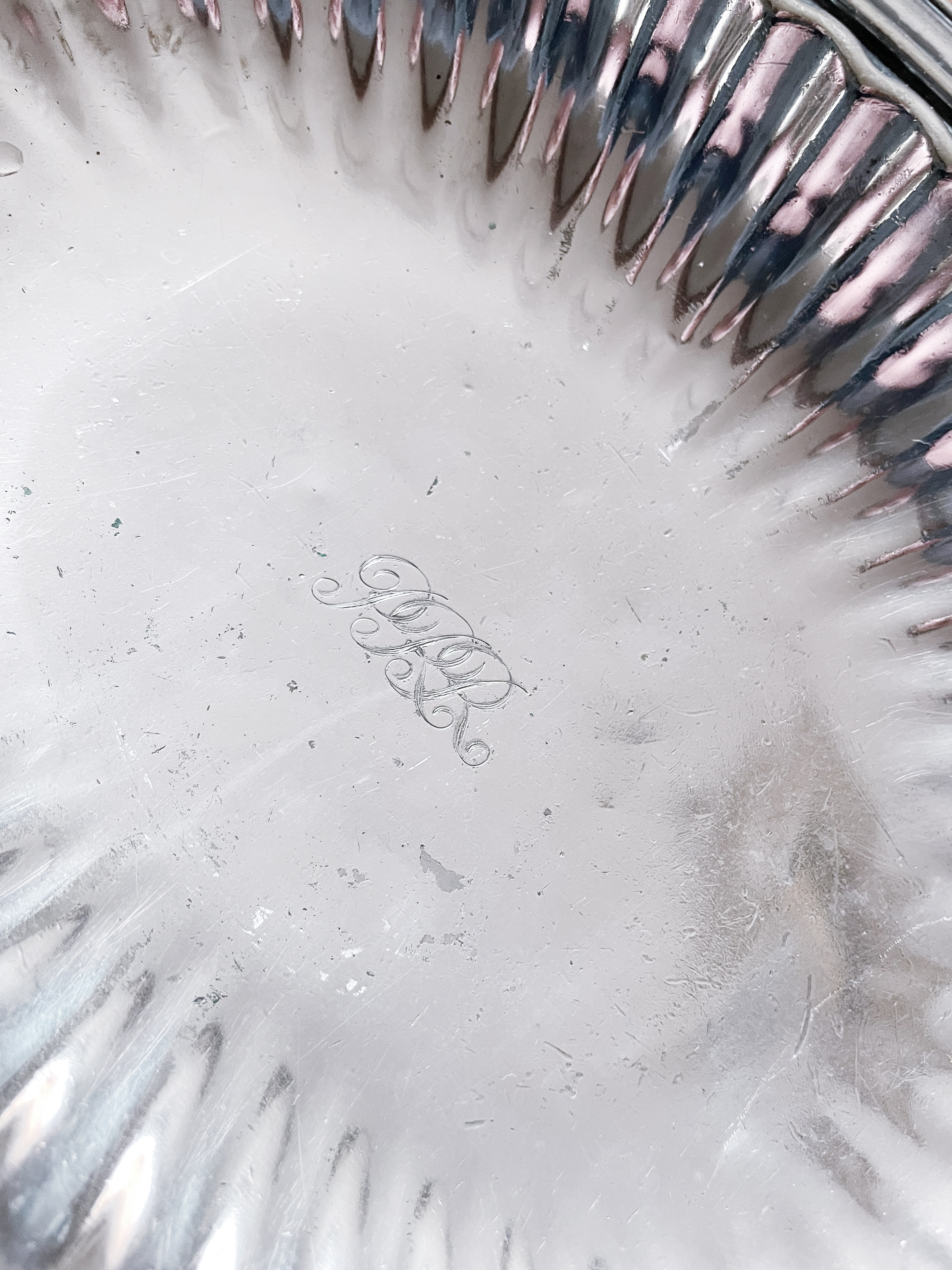 Antique Silver Plated Pennsylvania Railroad Pedestal Serving Dish