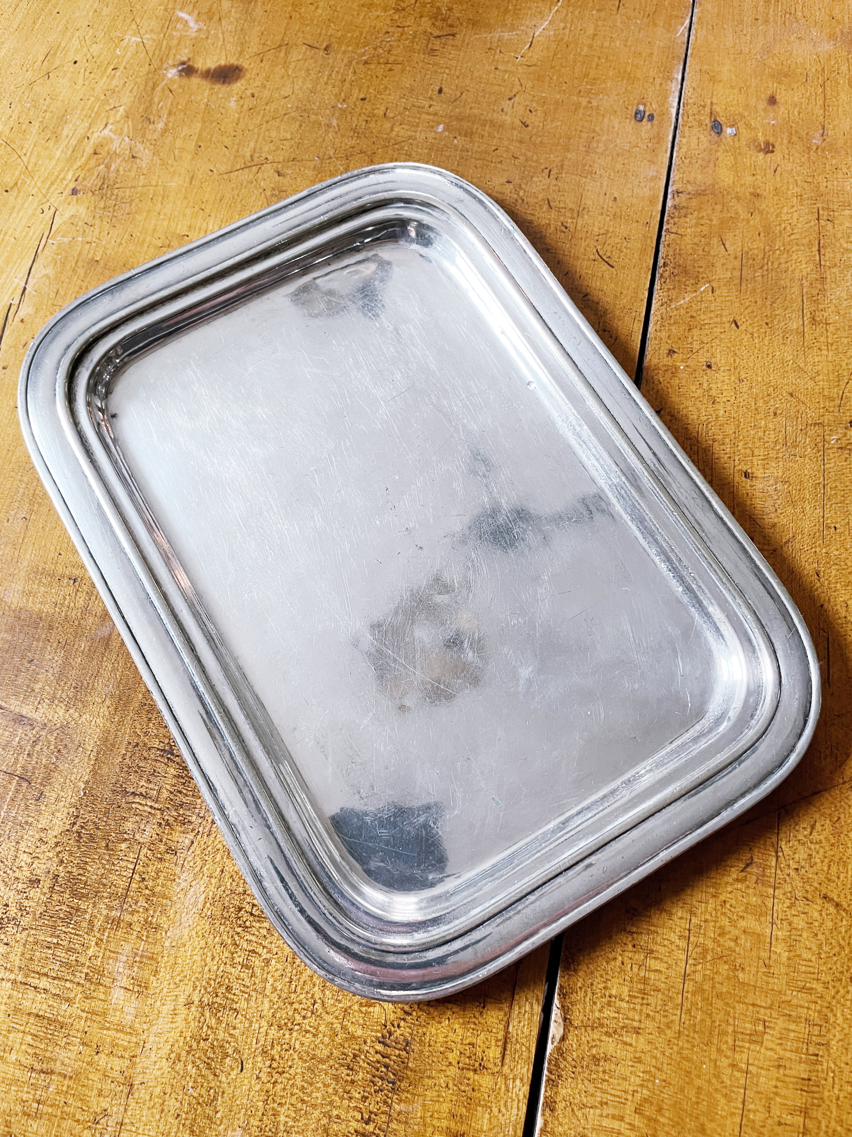 Antique Silver Plated Pennsylvania Railroad Serving Tray
