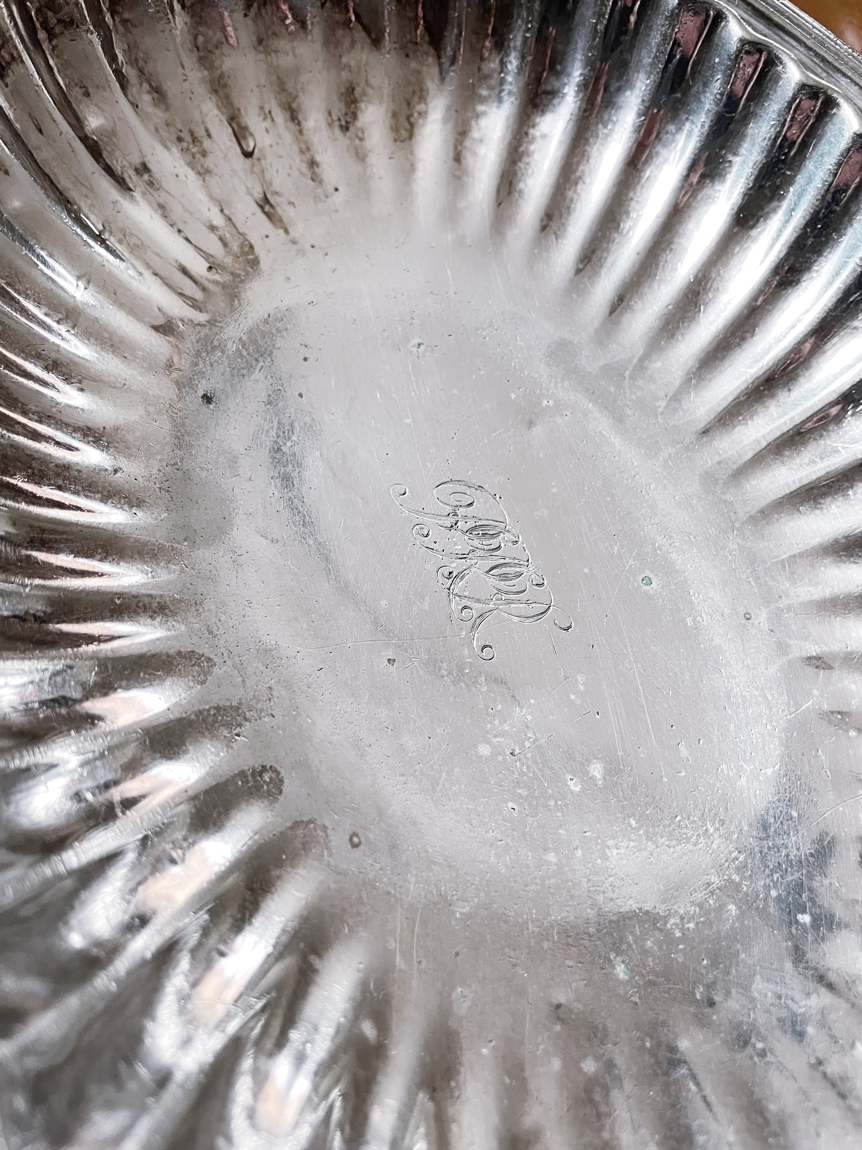 Antique Silver Plated Pennsylvania Railroad Footed Serving Dish