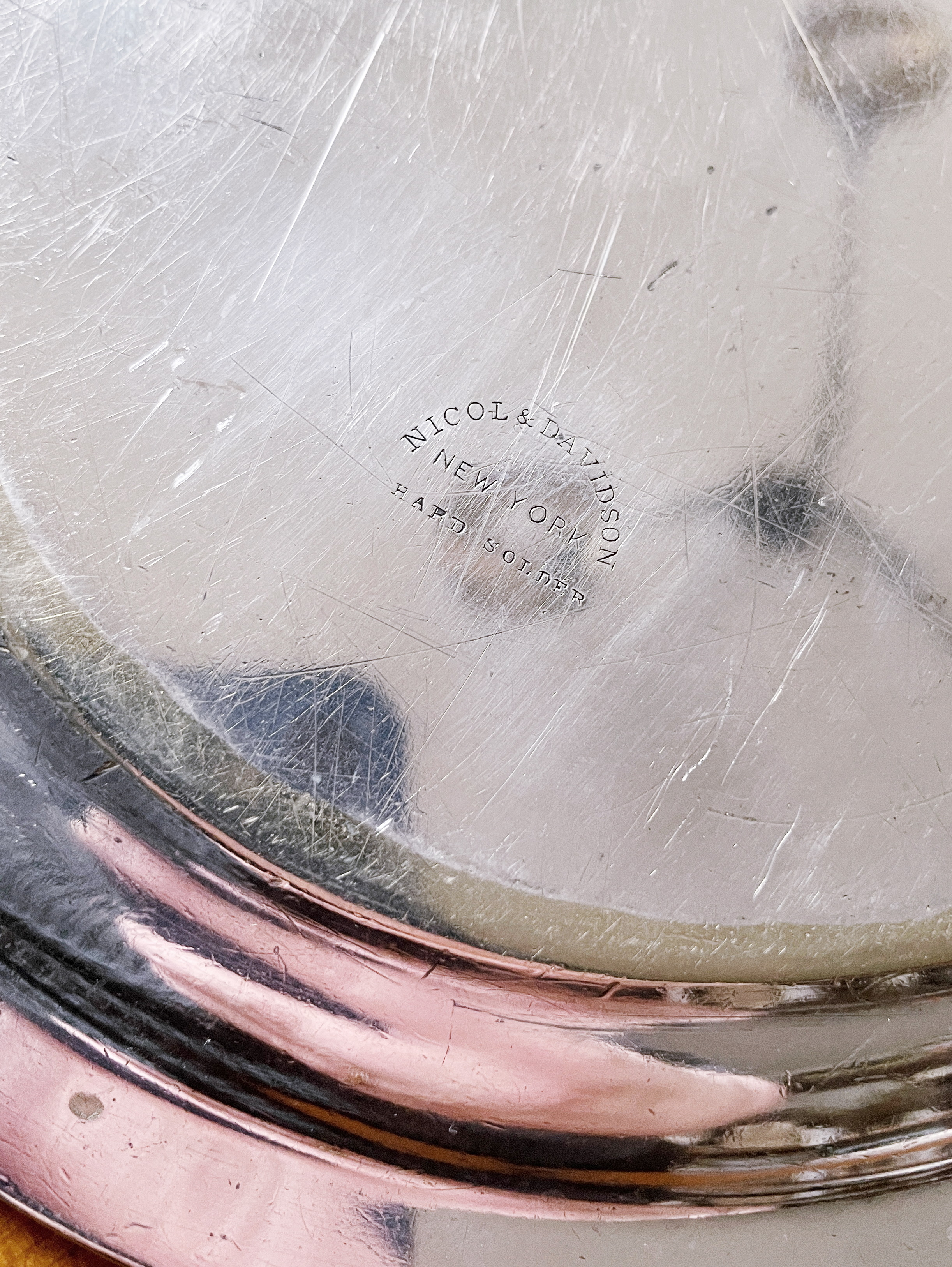 Victorian Era Silver Serving Tray from The Fifth Avenue Hotel NYC