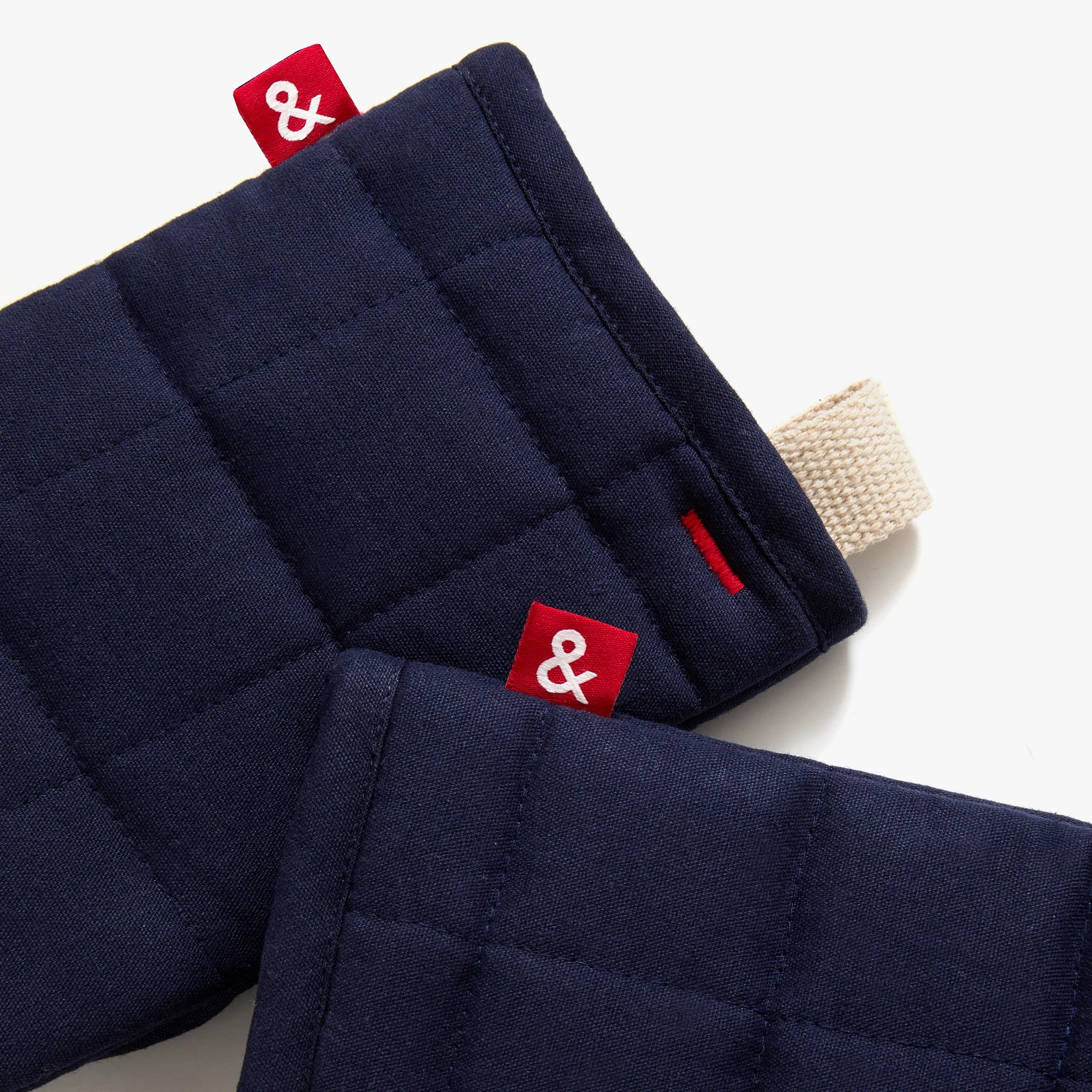 Blueberry Blue Oven Mitts