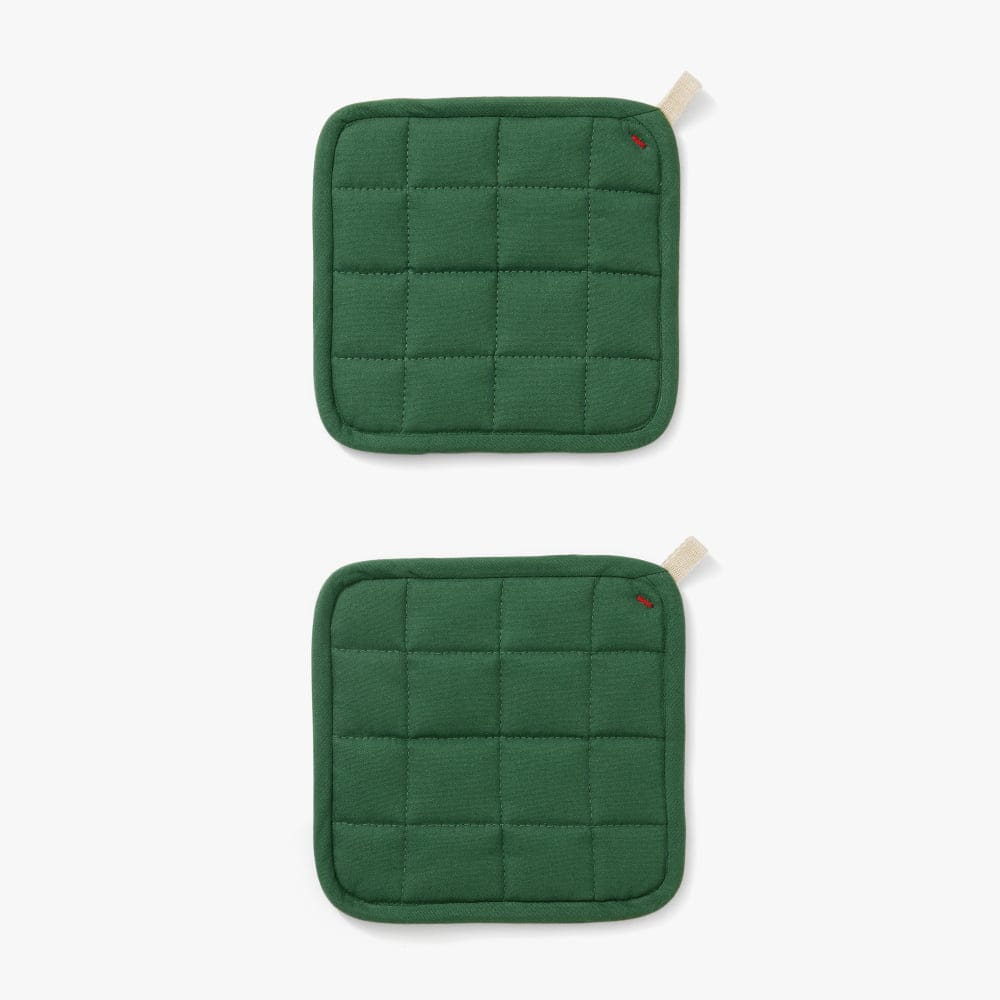 Shiso Green Potholders 