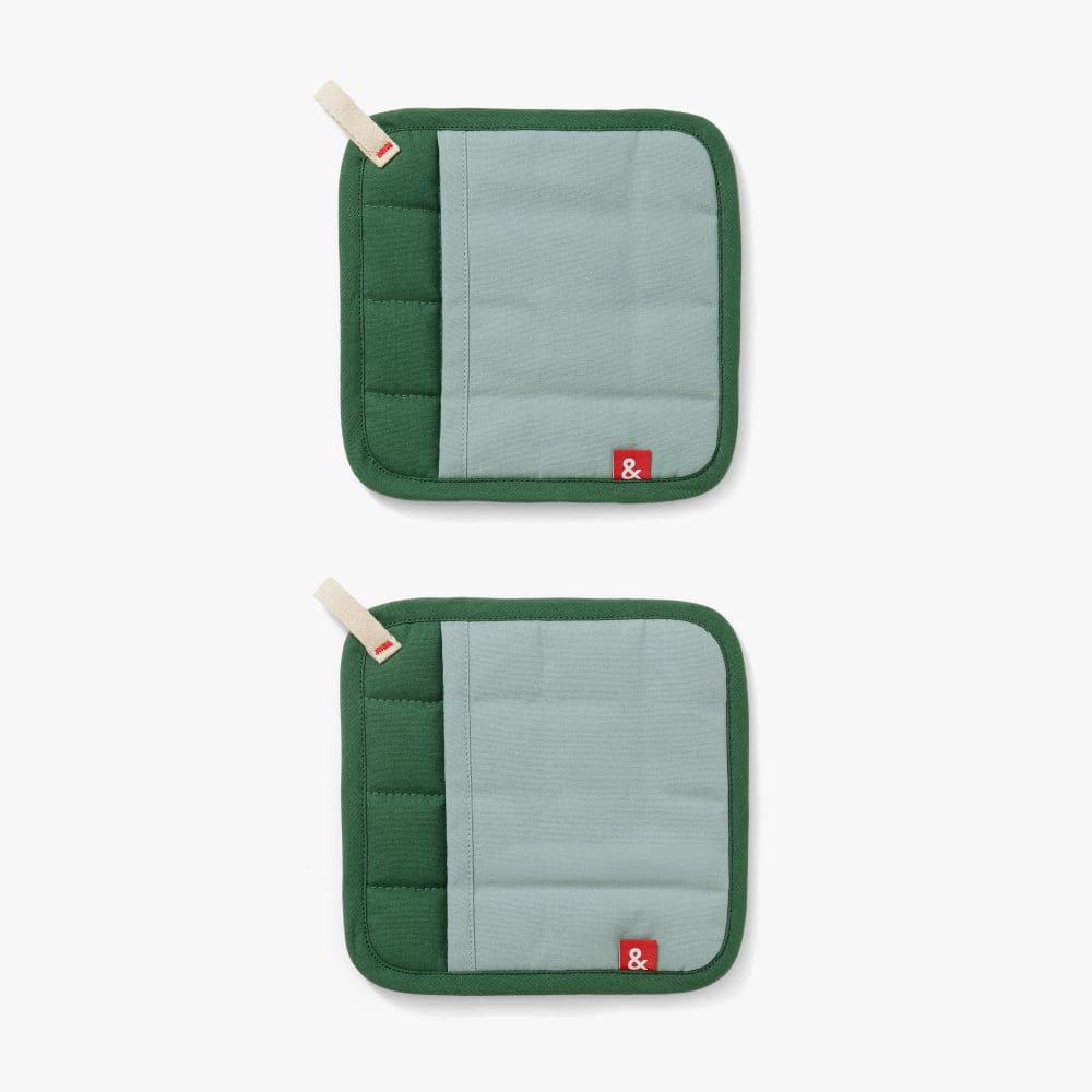 Shiso Green Potholders 