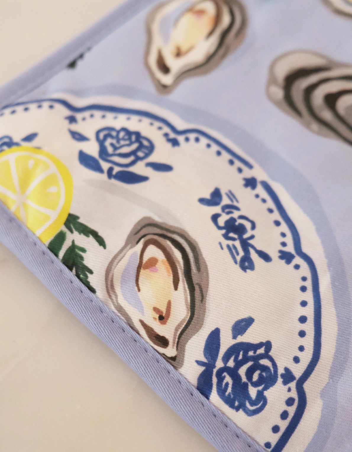 Oysters Oven Mitt + Pot Holder Set