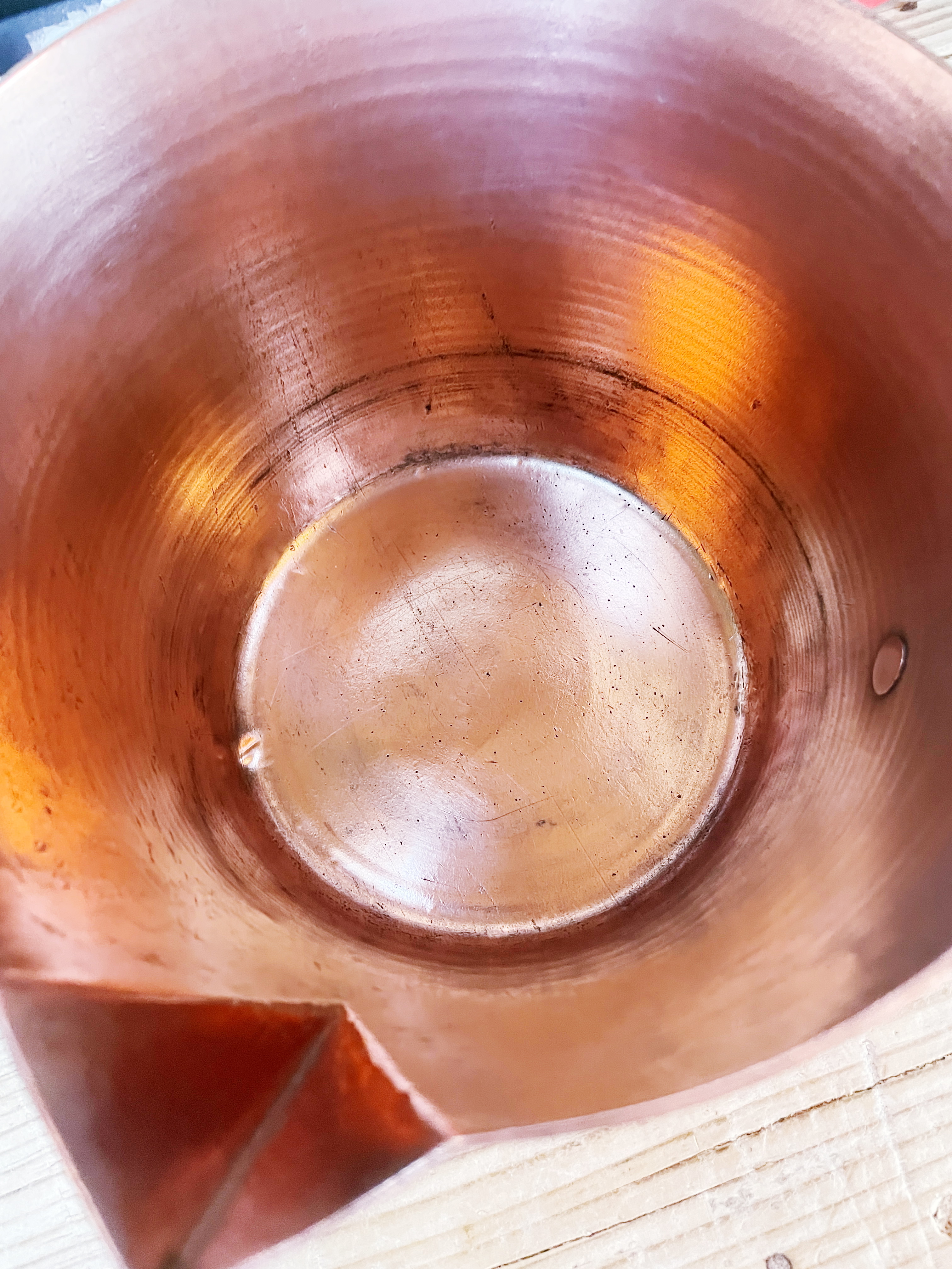 Antique Duparquet Copper Sugar Pot