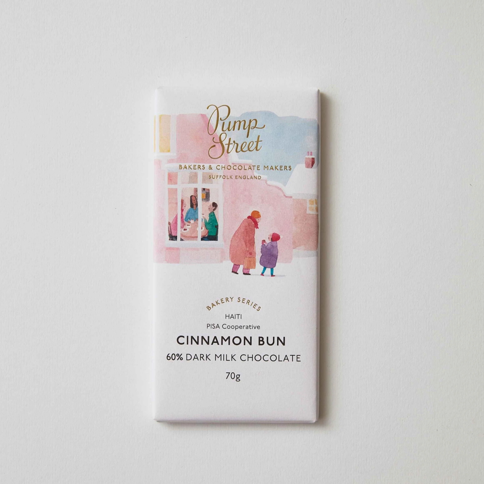 Cinnamon Bun 60% Chocolate Bar