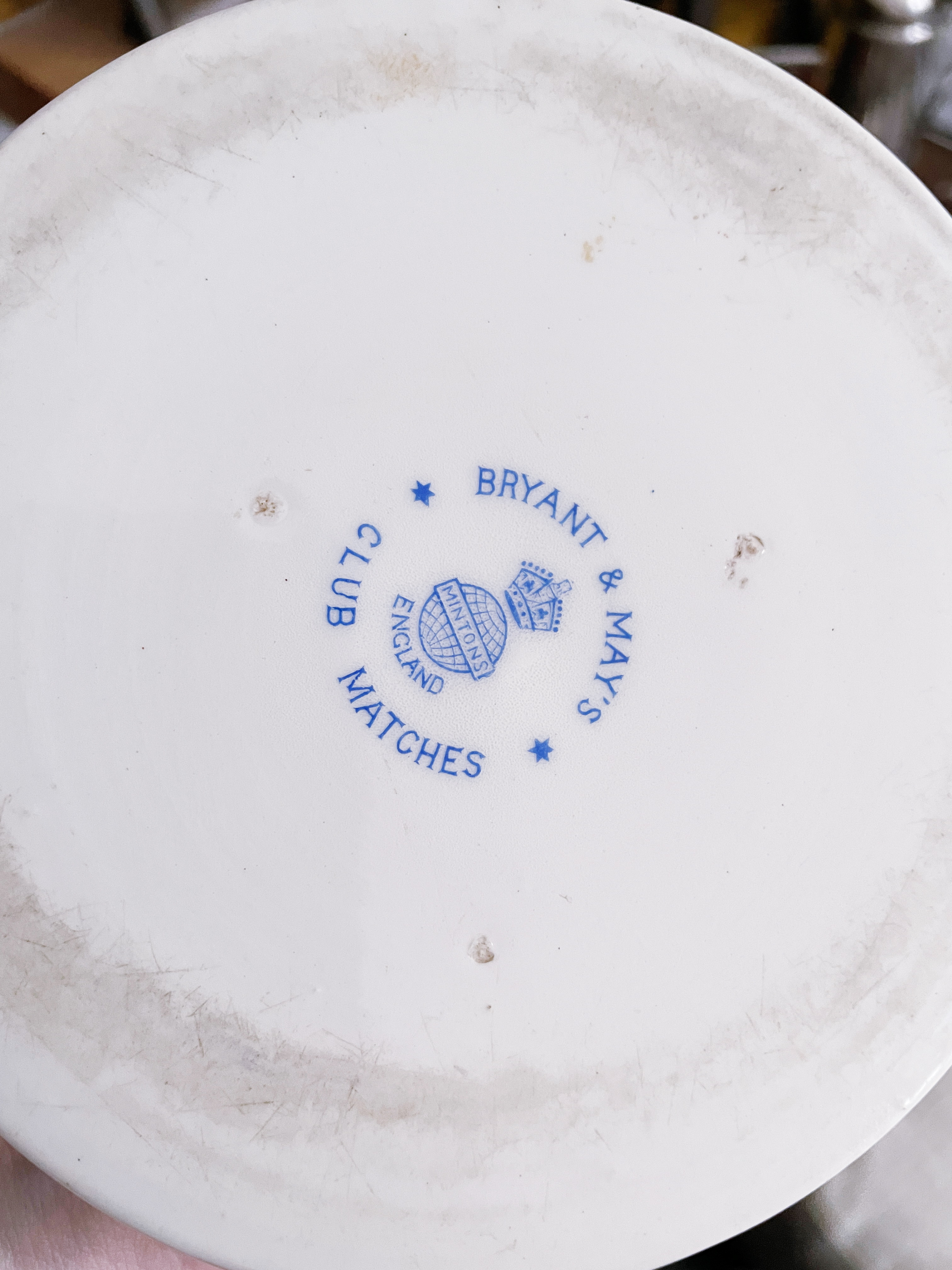 Antique English Bryant & May’s Match Advertising Match Striker