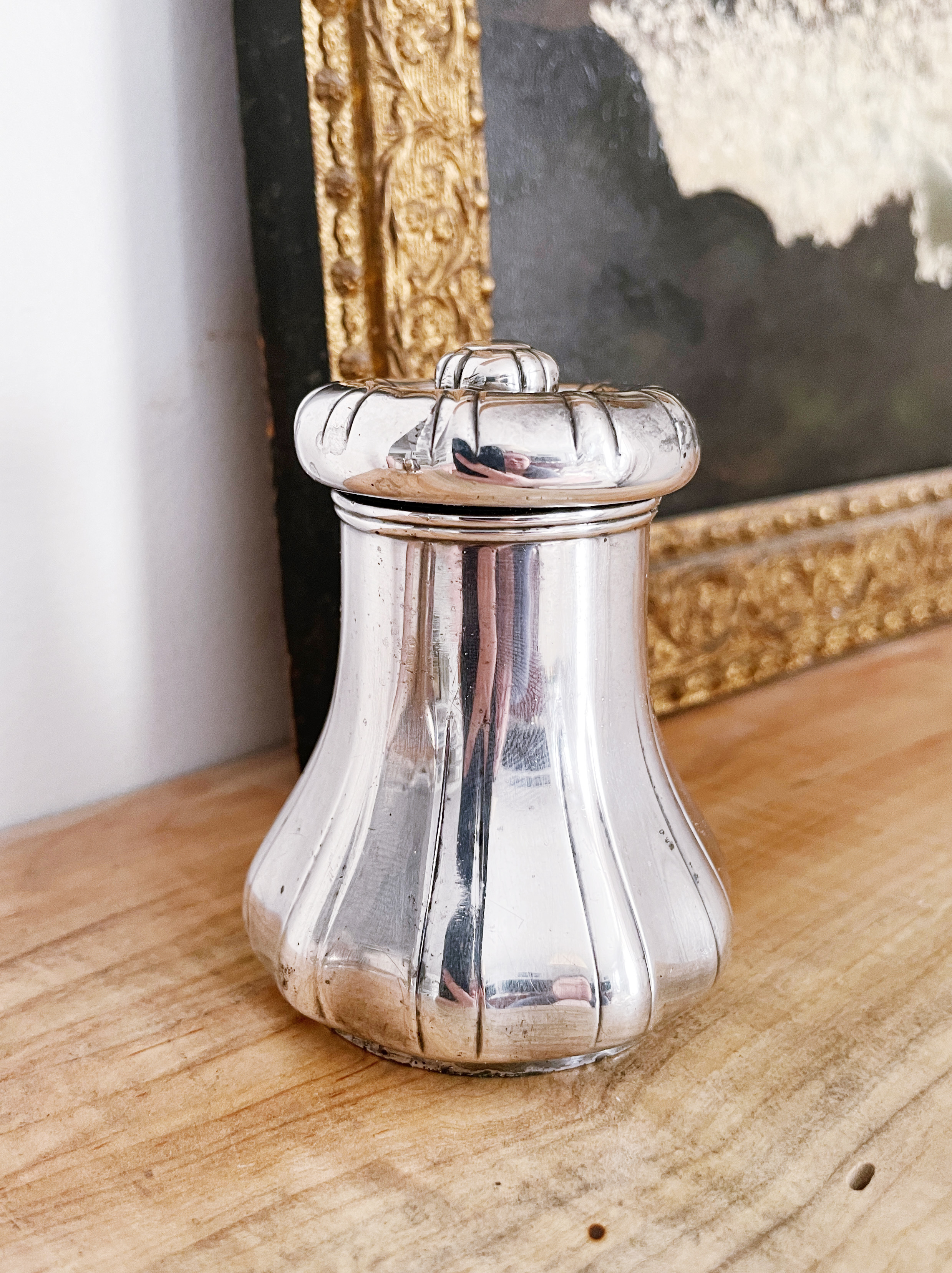 Antique Tiffany & Co Silver Plated Pepper Grinder