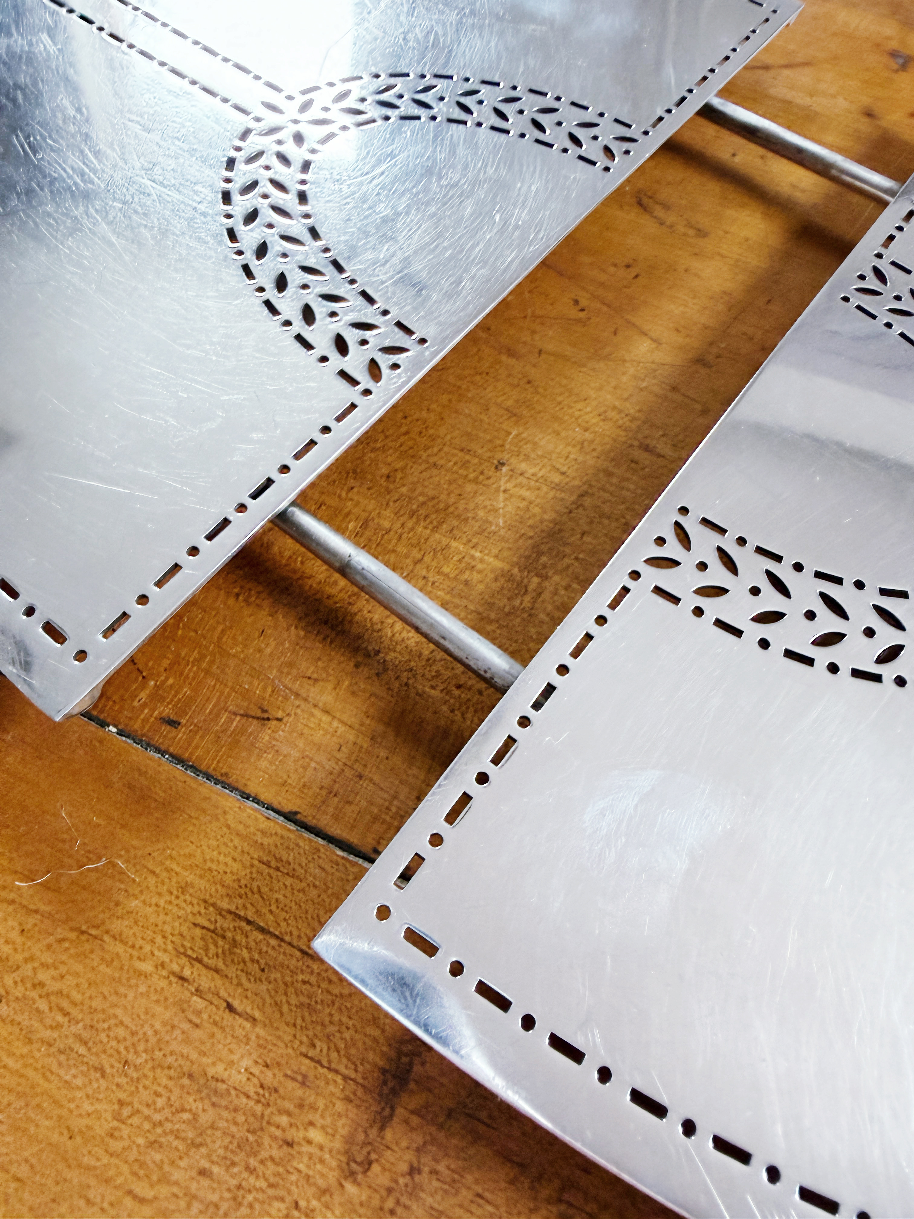 Antique Tiffany & Co Silver Plated Expandable Trivet