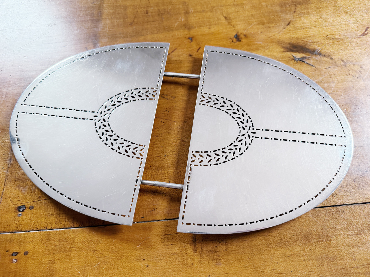 Antique Tiffany & Co Silver Plated Expandable Trivet