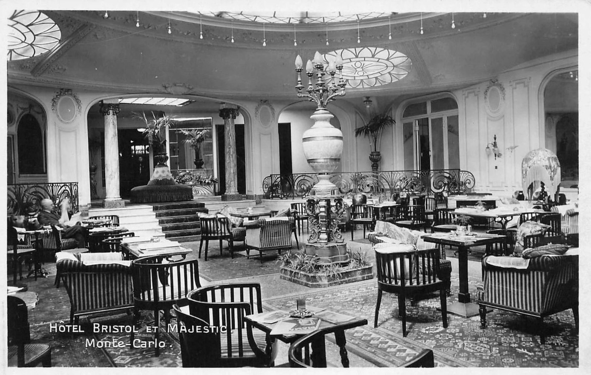 Antique Silver Plated Pepper Mill from Hotel Bristol in Monaco