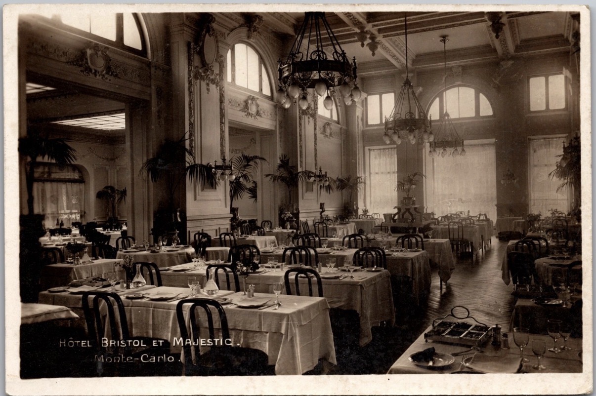 Antique Silver Plated Pepper Mill from Hotel Bristol in Monaco