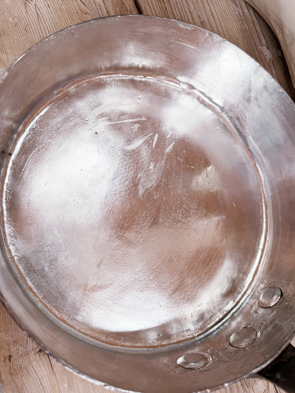 Antique French Gaillard Copper Pan from CGT French Line Oceanliner