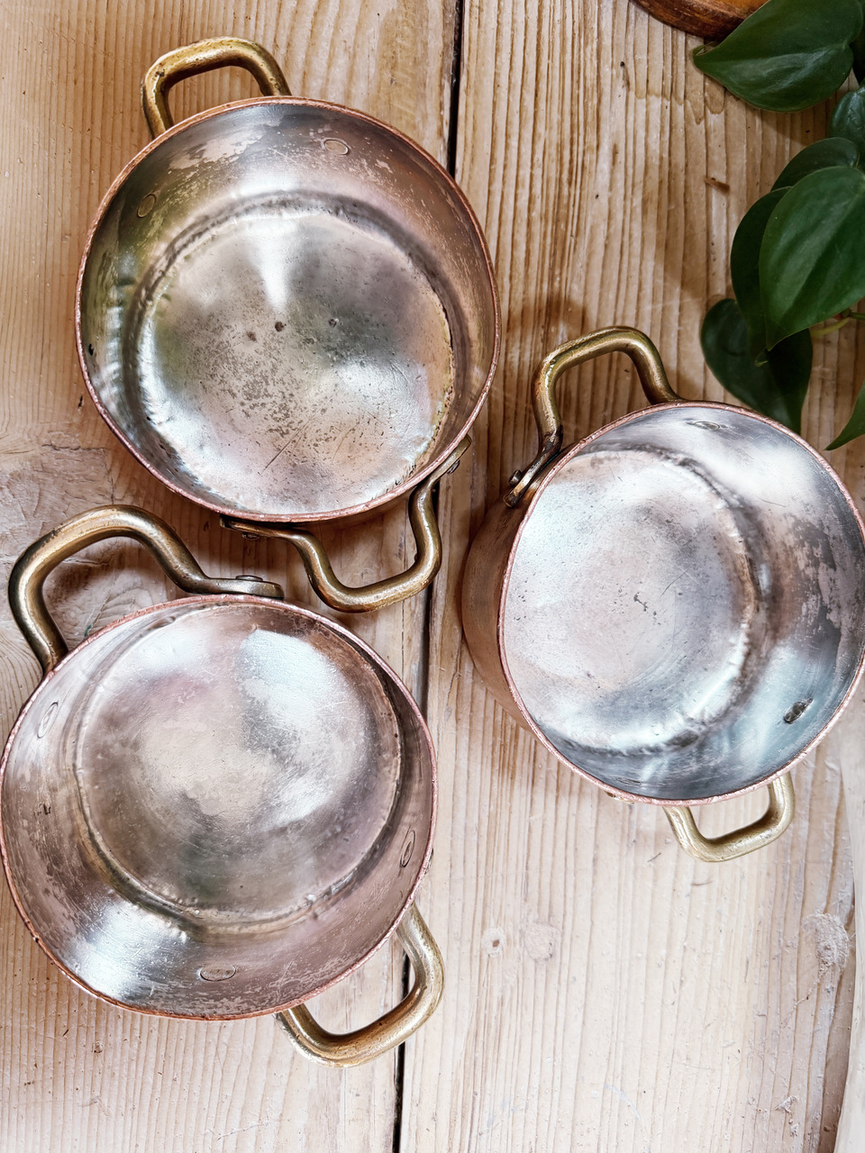 Antique Heinrichs Copper & Sterling Pot from The Plaza NYC