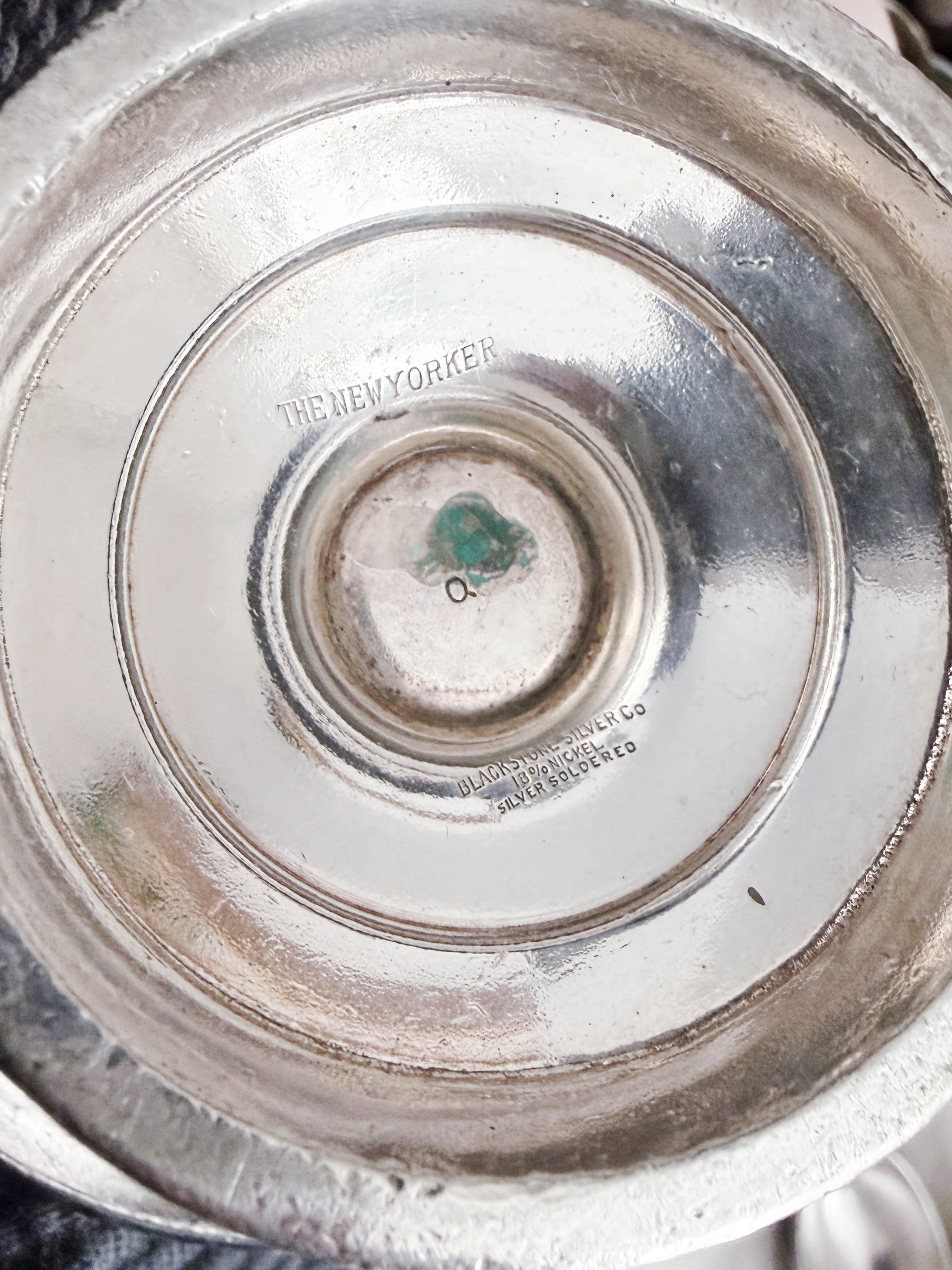 Vintage Silver Dessert Stand from The New Yorker Hotel NYC