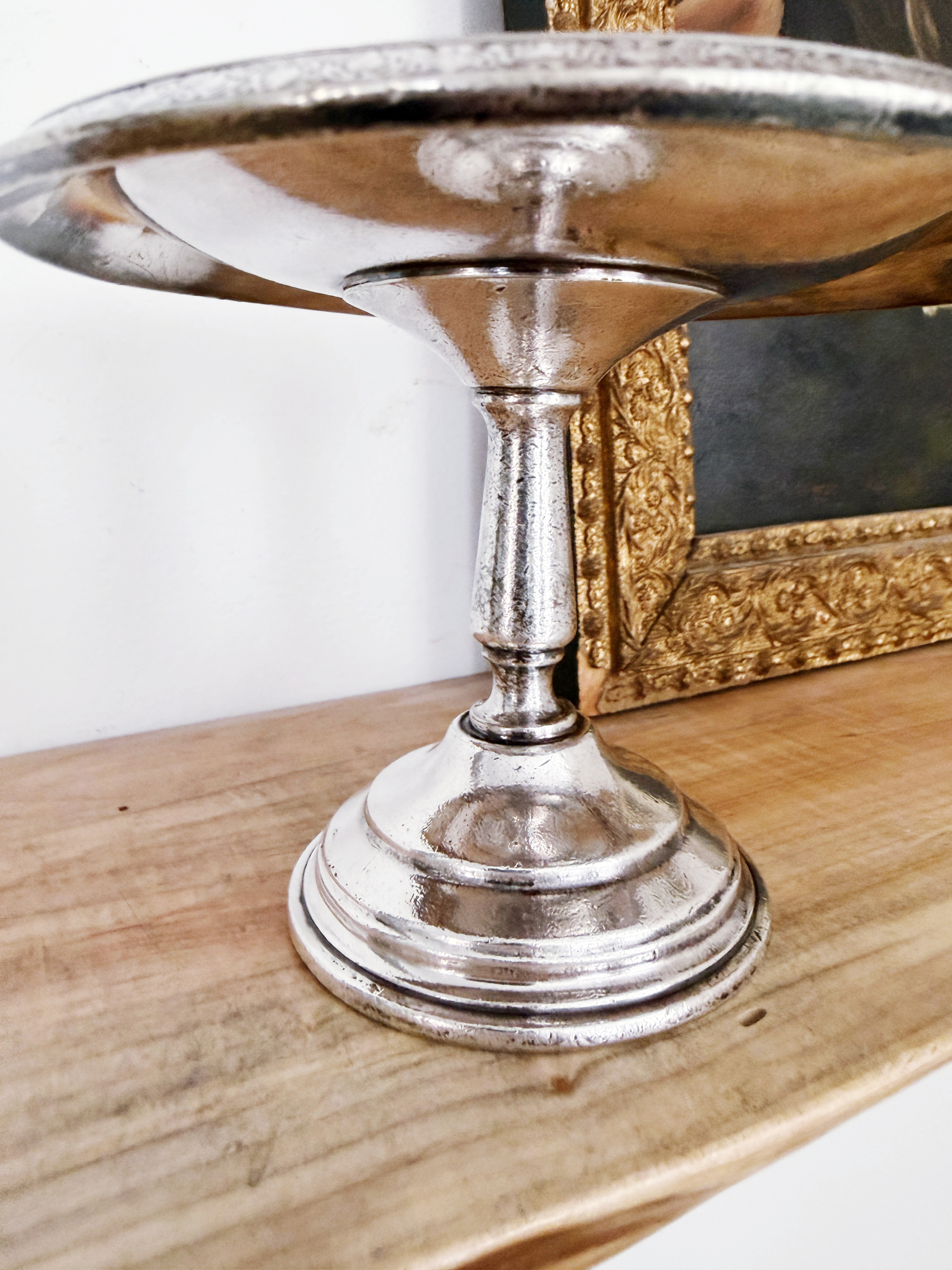 Vintage Silver Dessert Stand from The New Yorker Hotel NYC