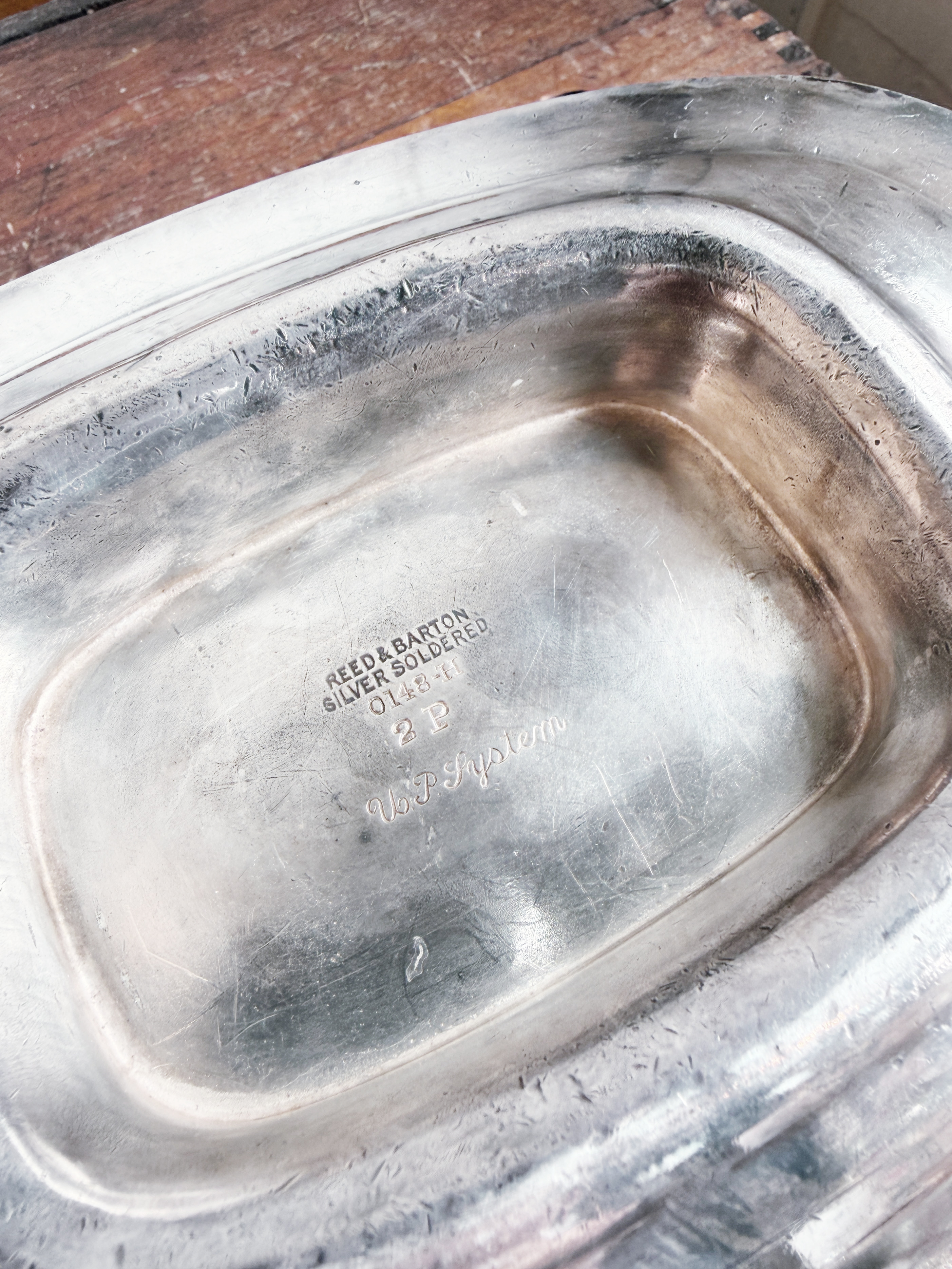 Antique Silver Plated 2 Pint Tureen from Union Pacific Railroad