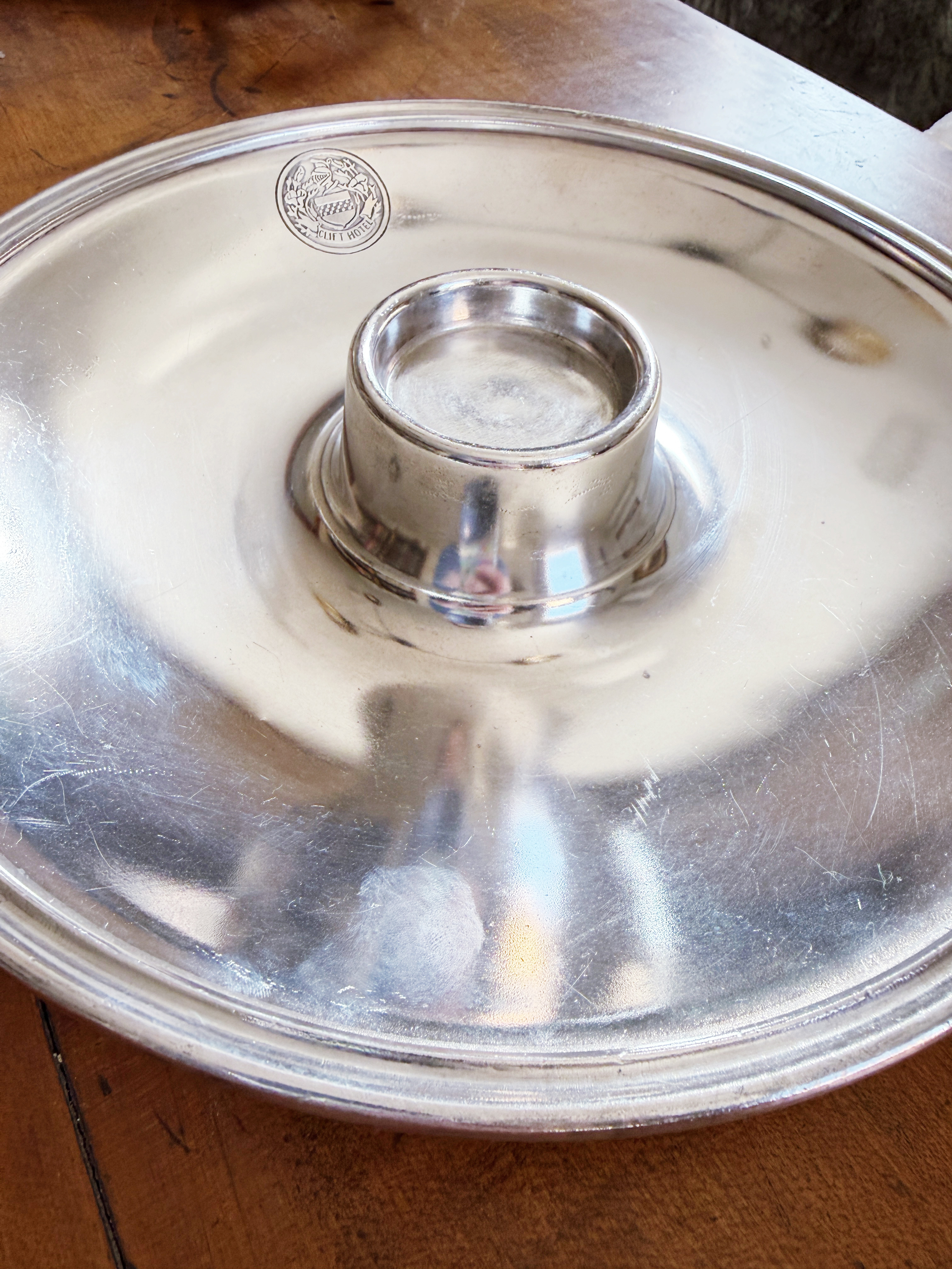 Vintage Silver Plated Serving Dish from The Clift Hotel San Francisco