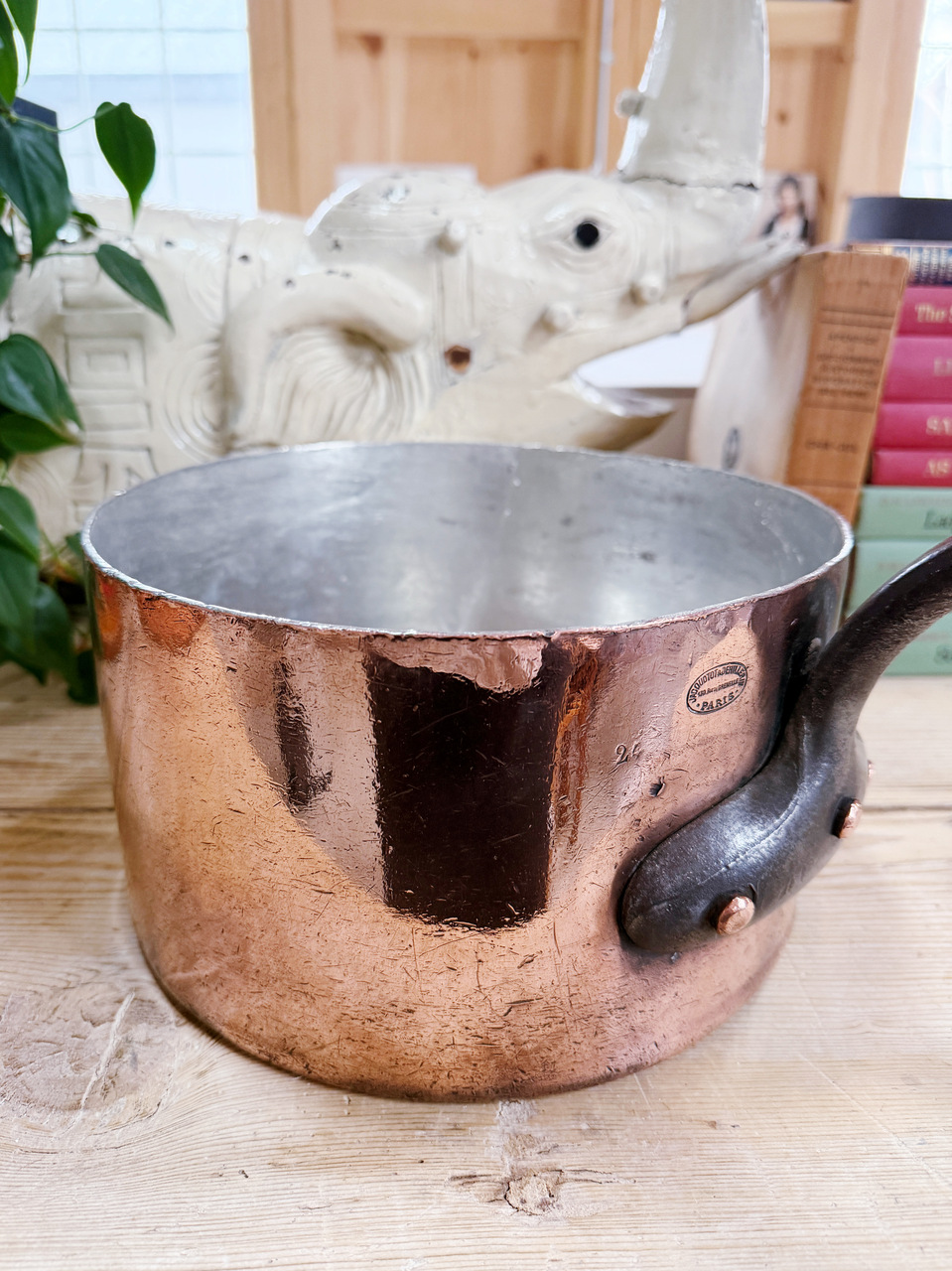 Antique French Copper Pan by Jacquotot & Dehillerin