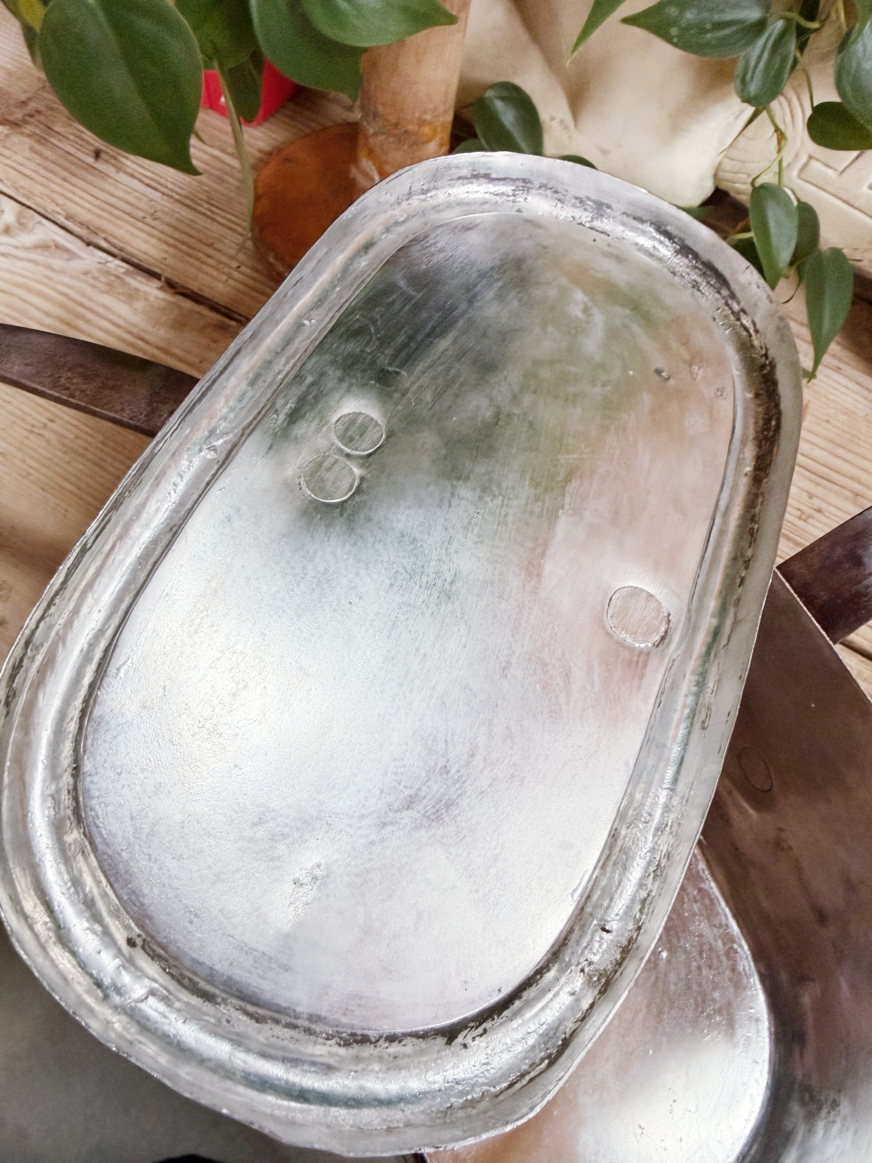 Antique French Copper Daubiere Pan from Hotel Albert 1er Nice