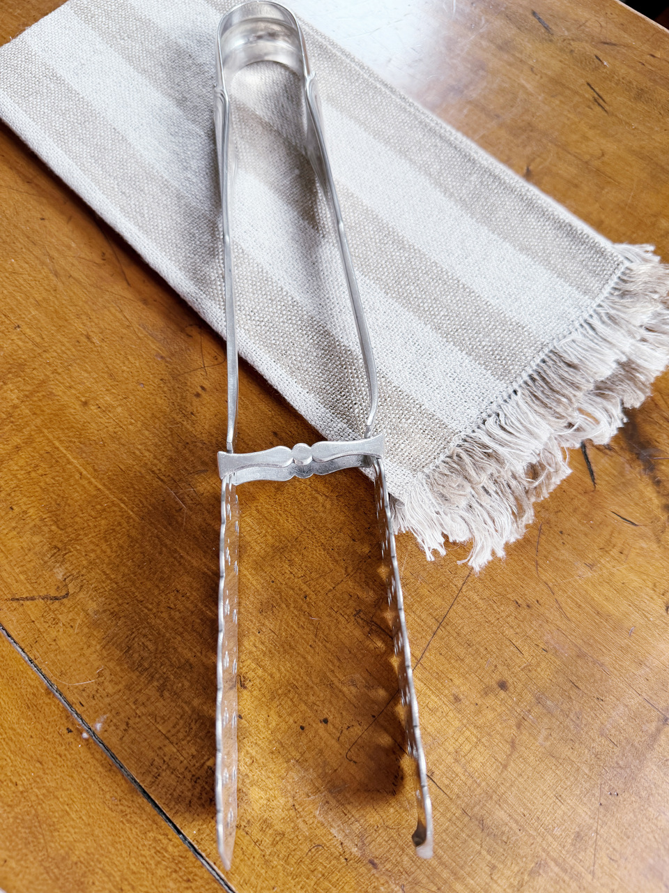 Antique Silver Plated Tiffany & Co Asparagus Serving Tongs