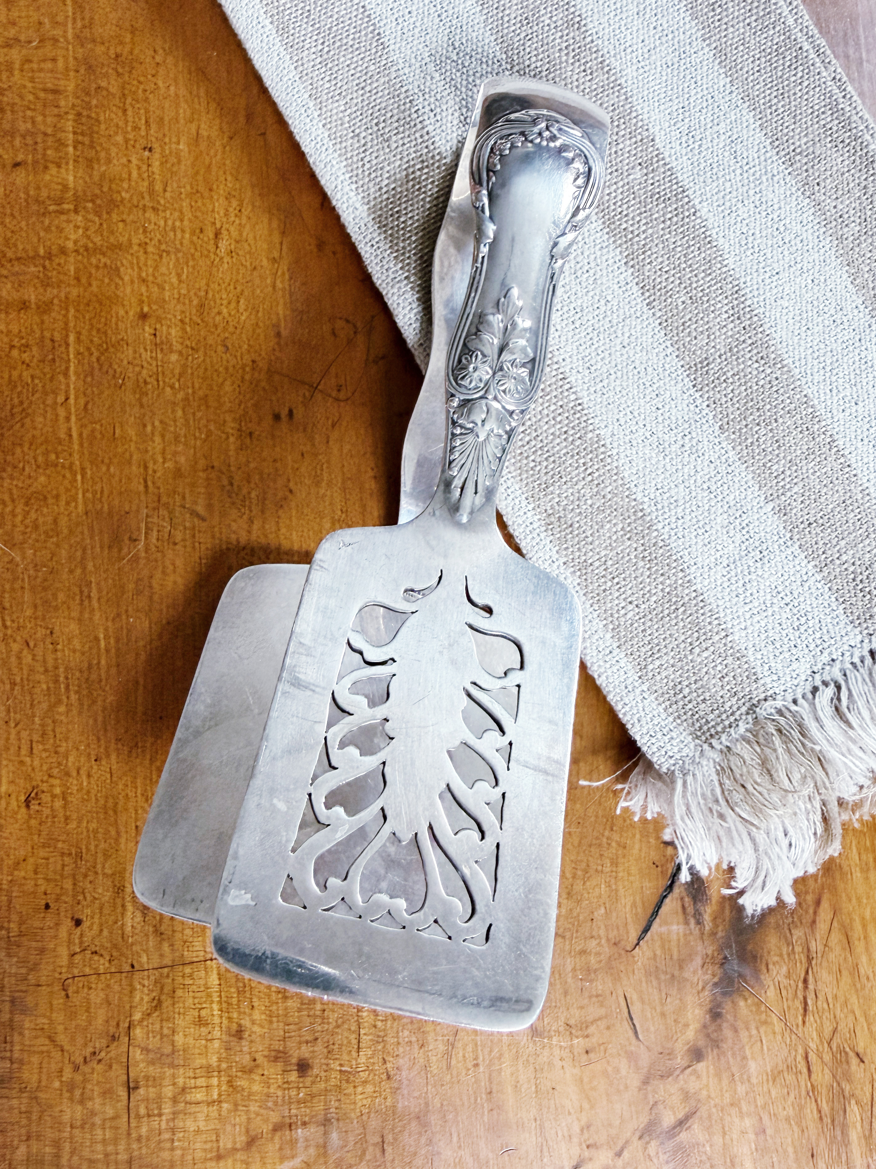 Victorian Era Tiffany & Co Silver Plated Asparagus Tongs