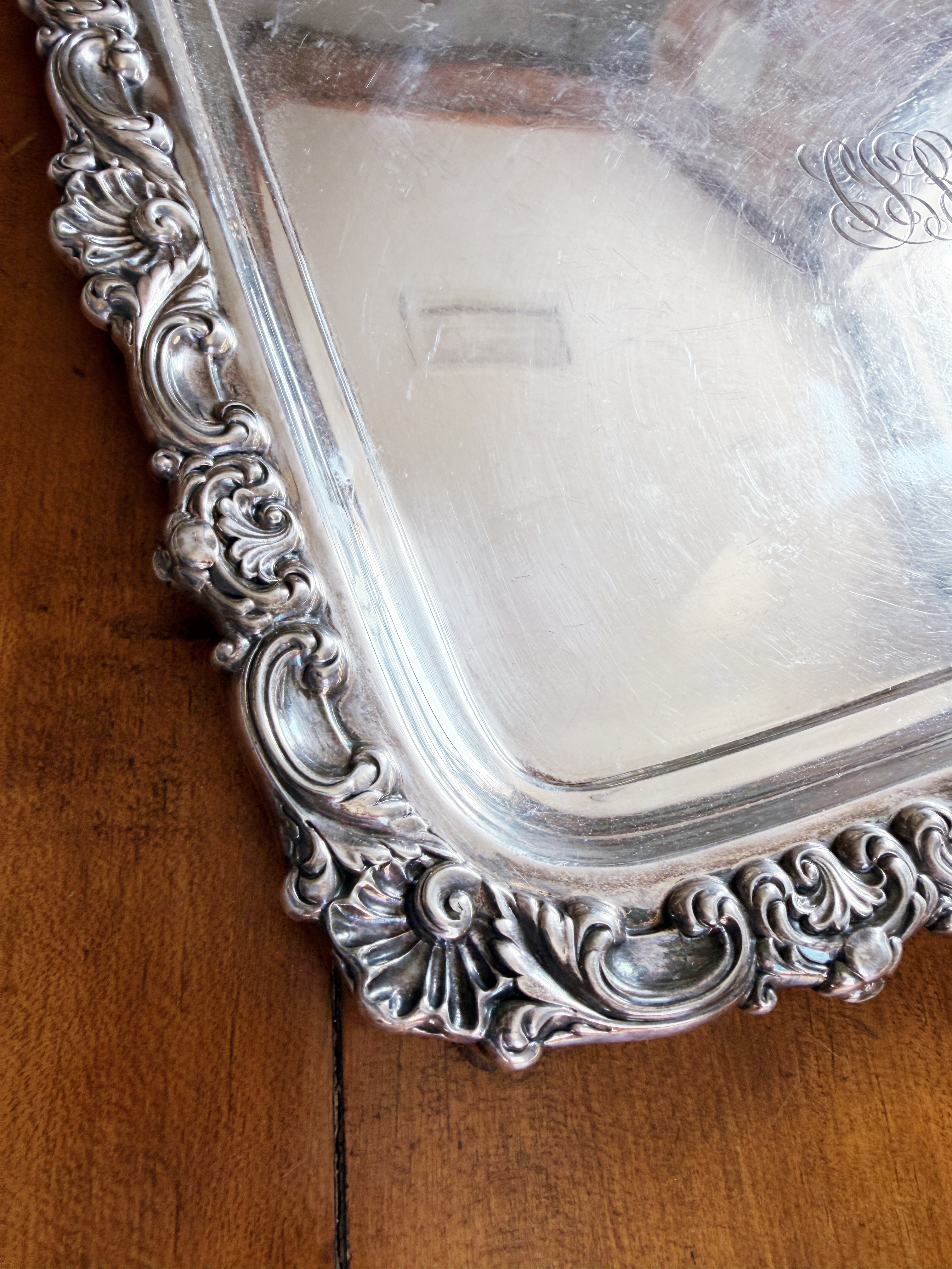 Antique Silver Plated Tiffany & Co Serving Tray