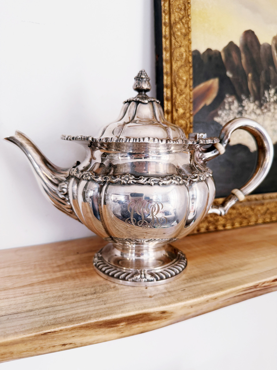 Antique Silver Plated Tiffany & Co Tea Pot